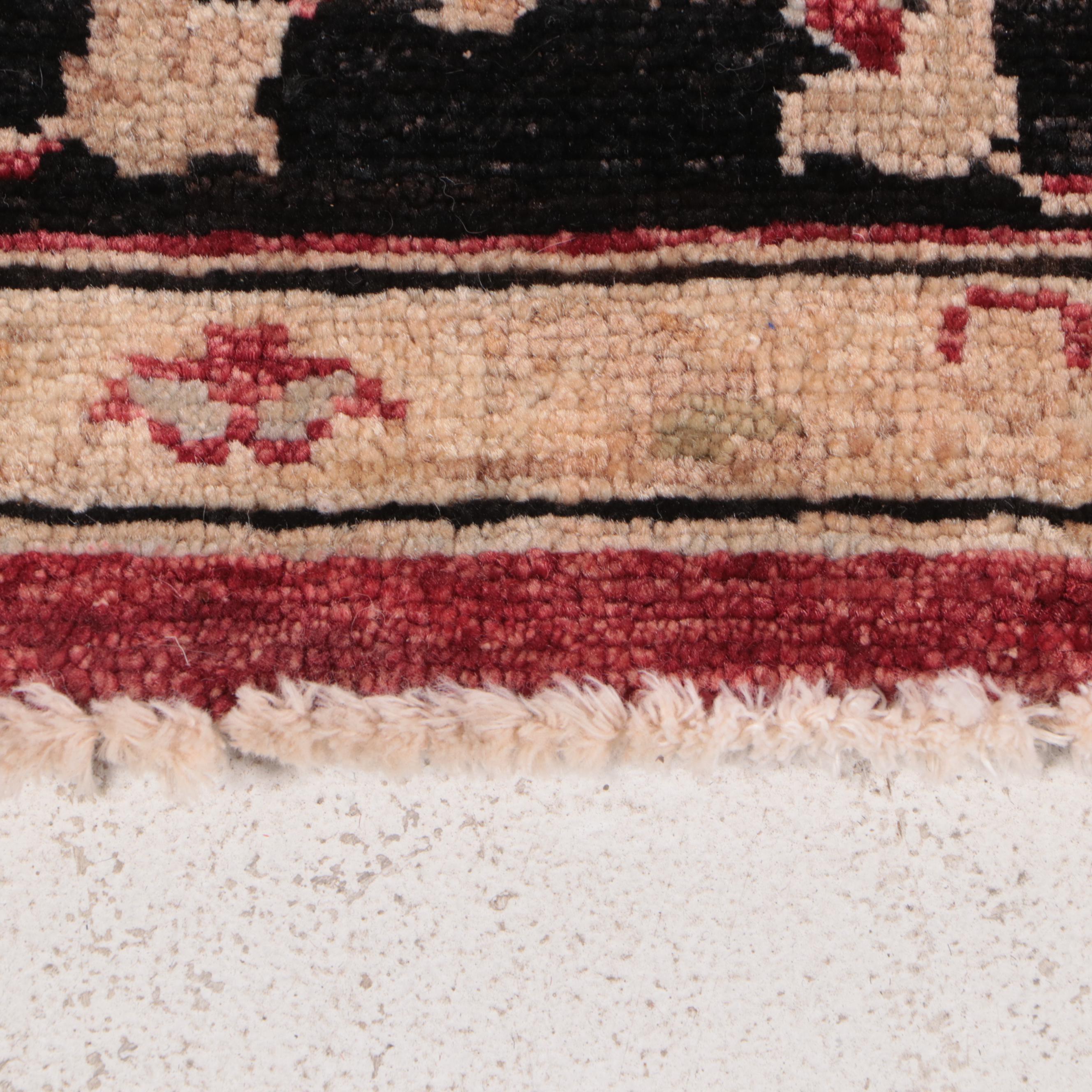 4'5 x 7' Power-Loomed Pakistani Peshawar Area Rug