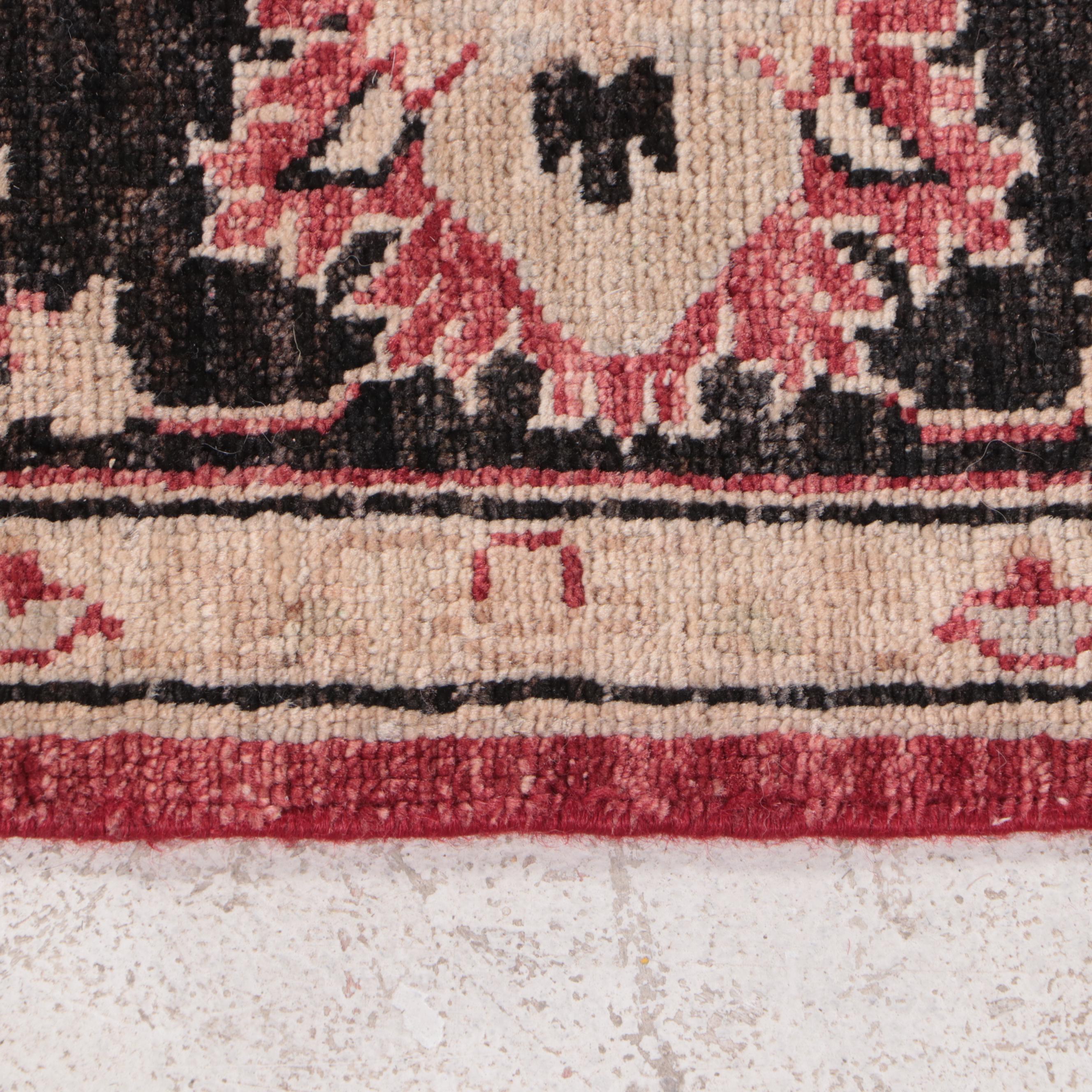 4'5 x 7' Power-Loomed Pakistani Peshawar Area Rug