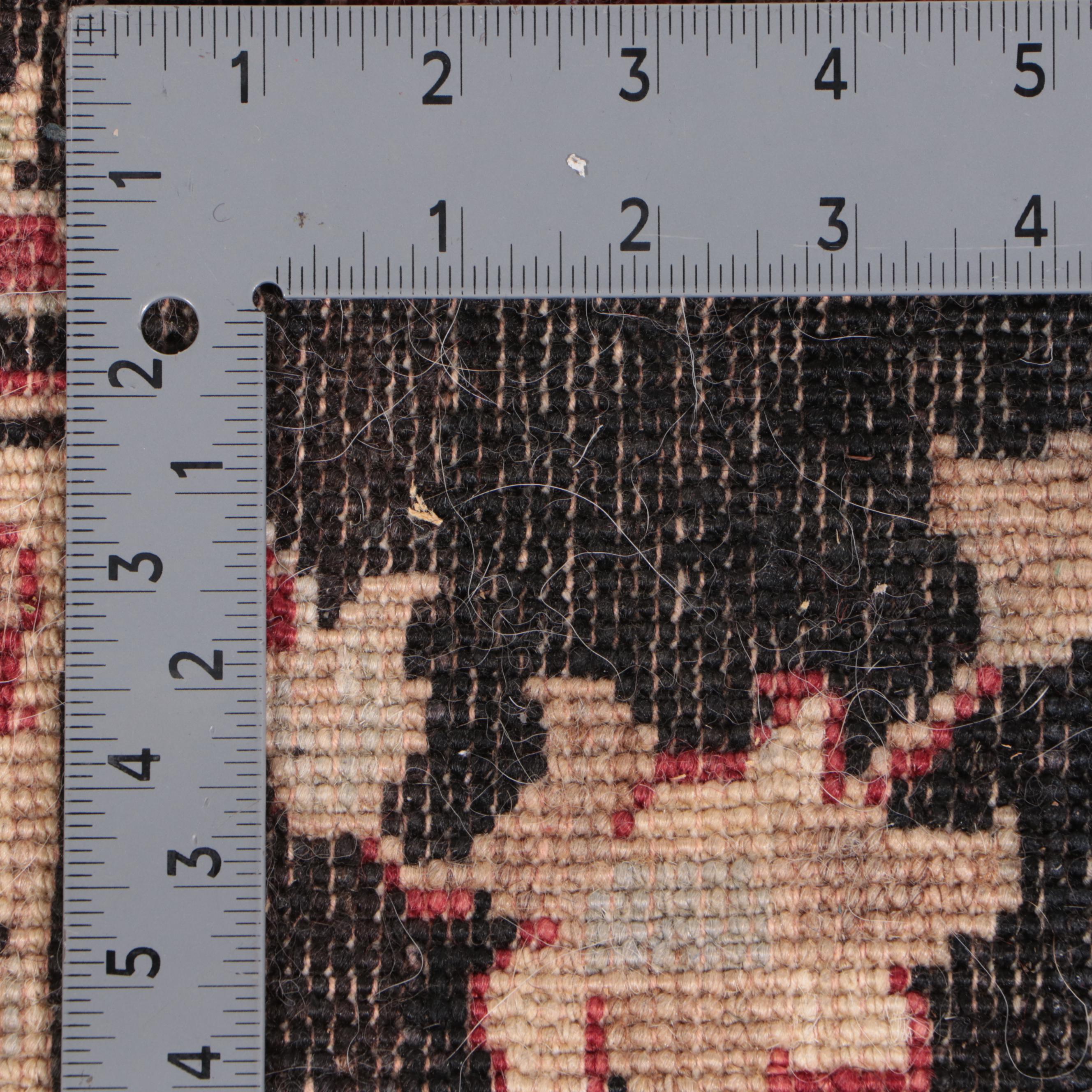 4'5 x 7' Power-Loomed Pakistani Peshawar Area Rug