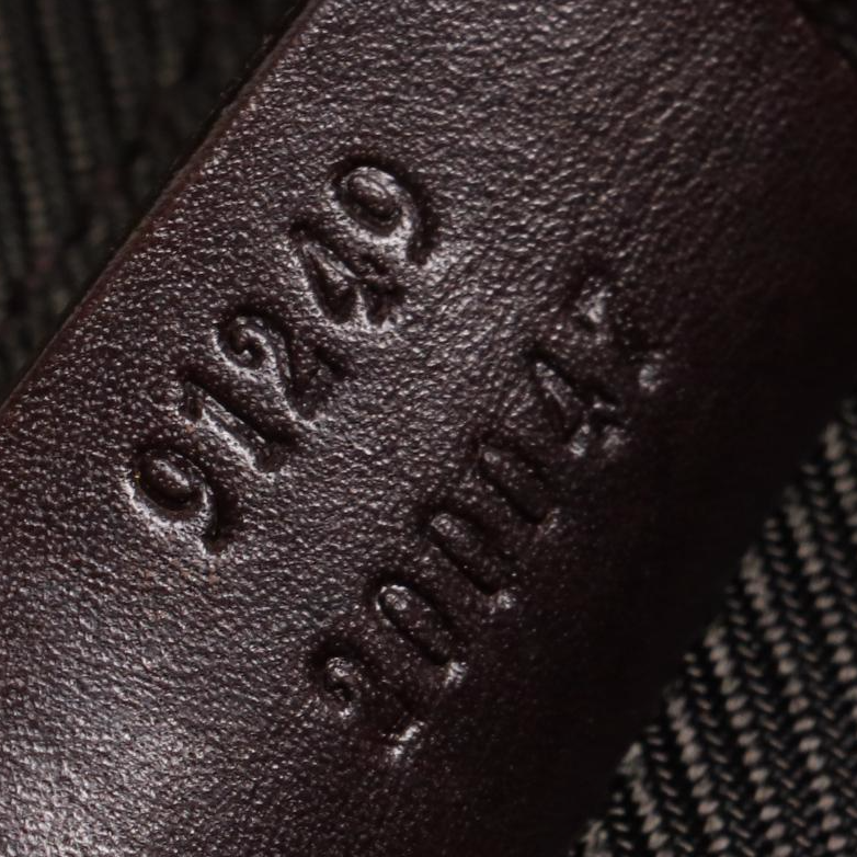 Gucci Tote Bag in Supreme Canvas and Brown Leather