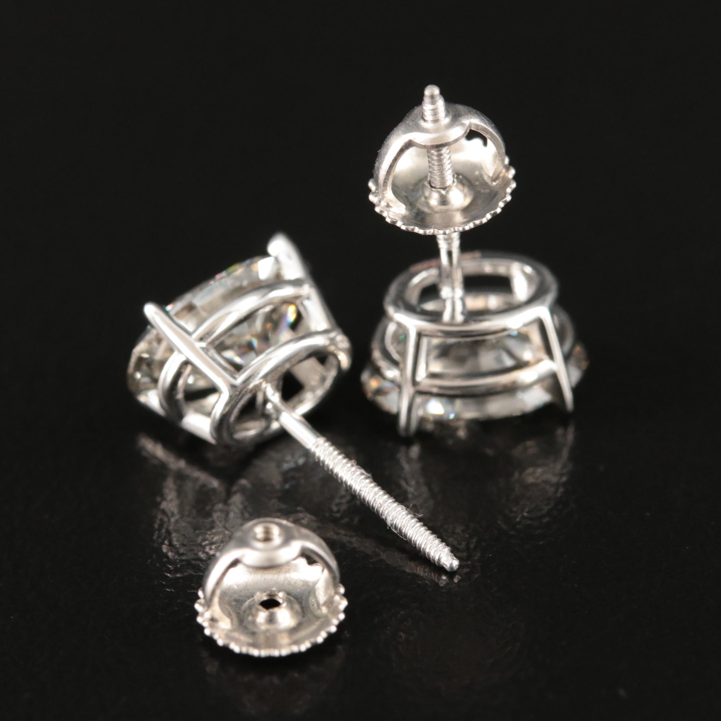 14K 3.21 CTW Lab Grown Diamond Stud Earrings