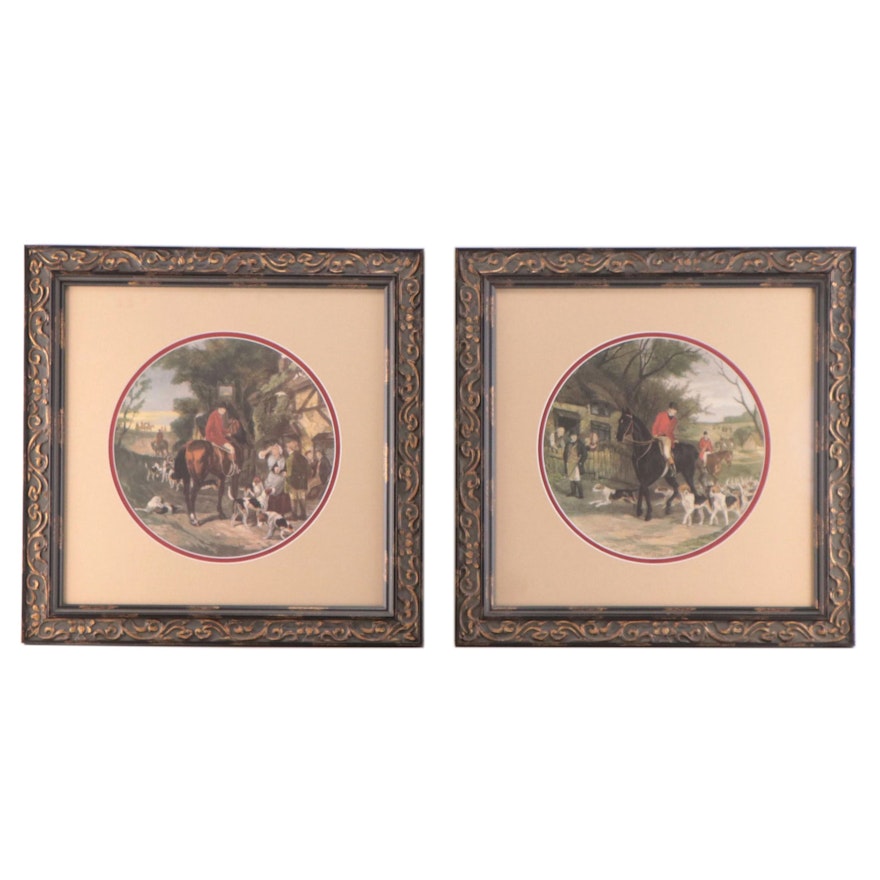 Offset Lithographs After William J. Shayer Including "The Return Home"
