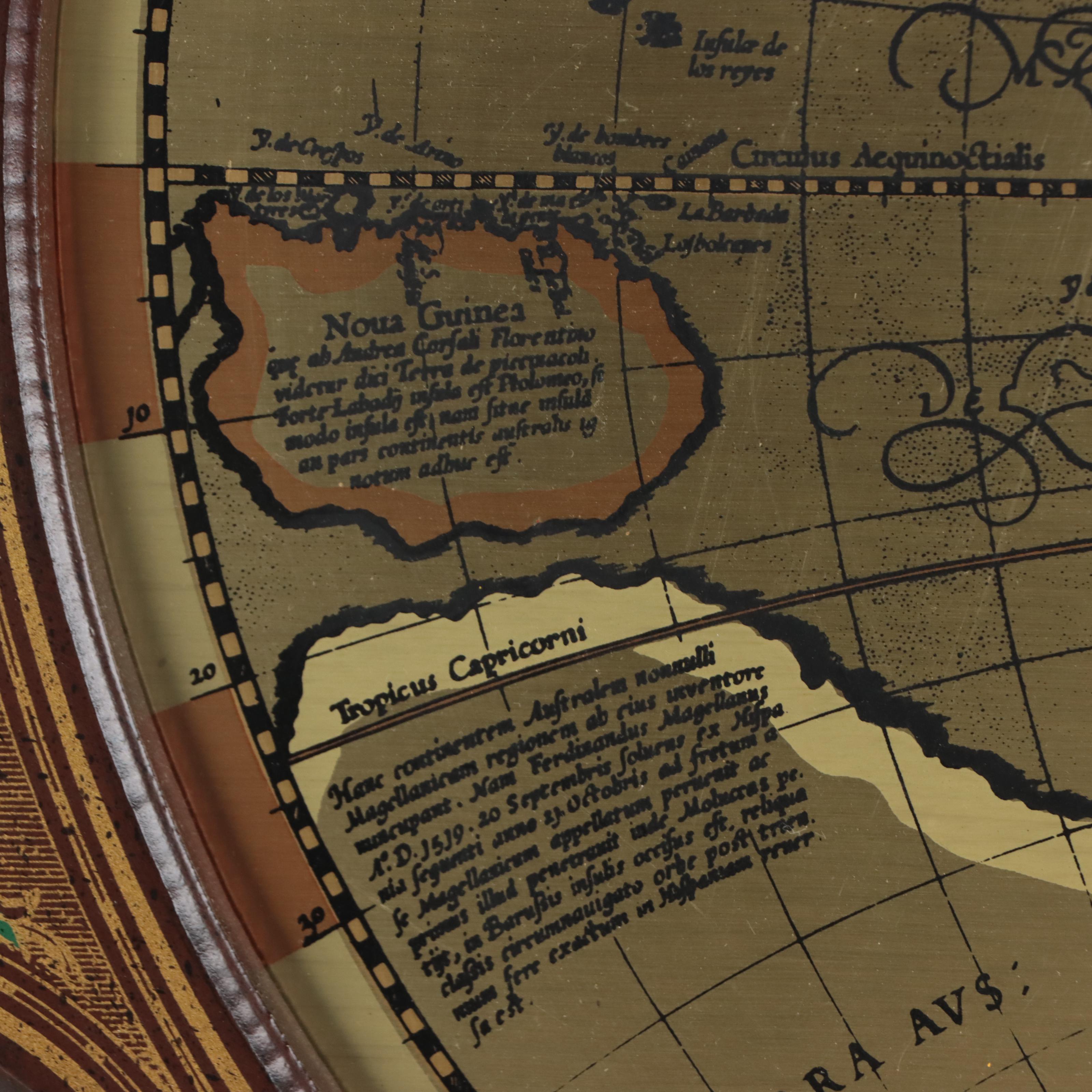 Masketeers Reproduction Western Hemisphere Map "America Sive India Nova"