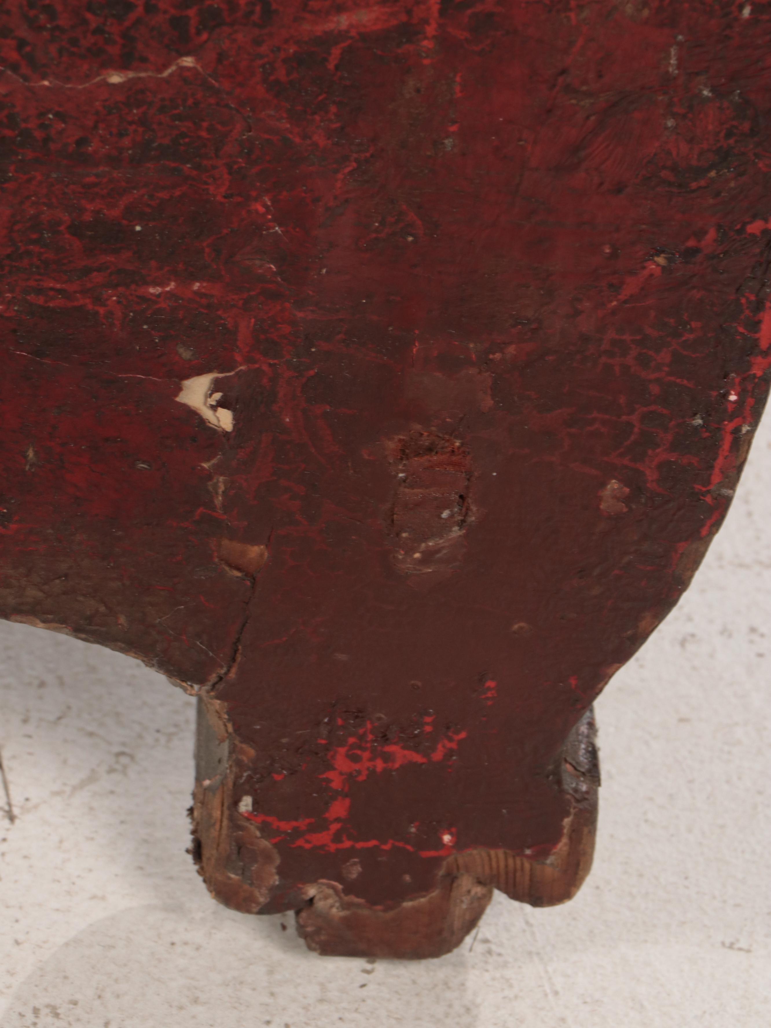 Chinese Lacquered Wood Altar Cabinet