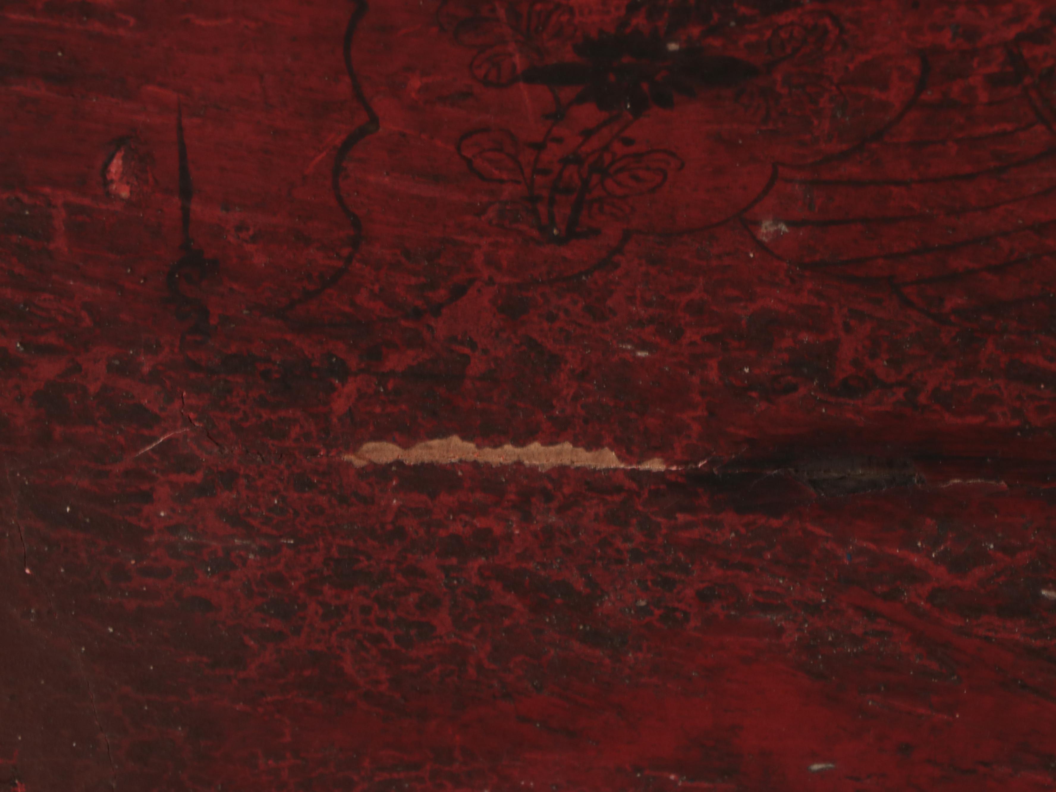 Chinese Lacquered Wood Altar Cabinet