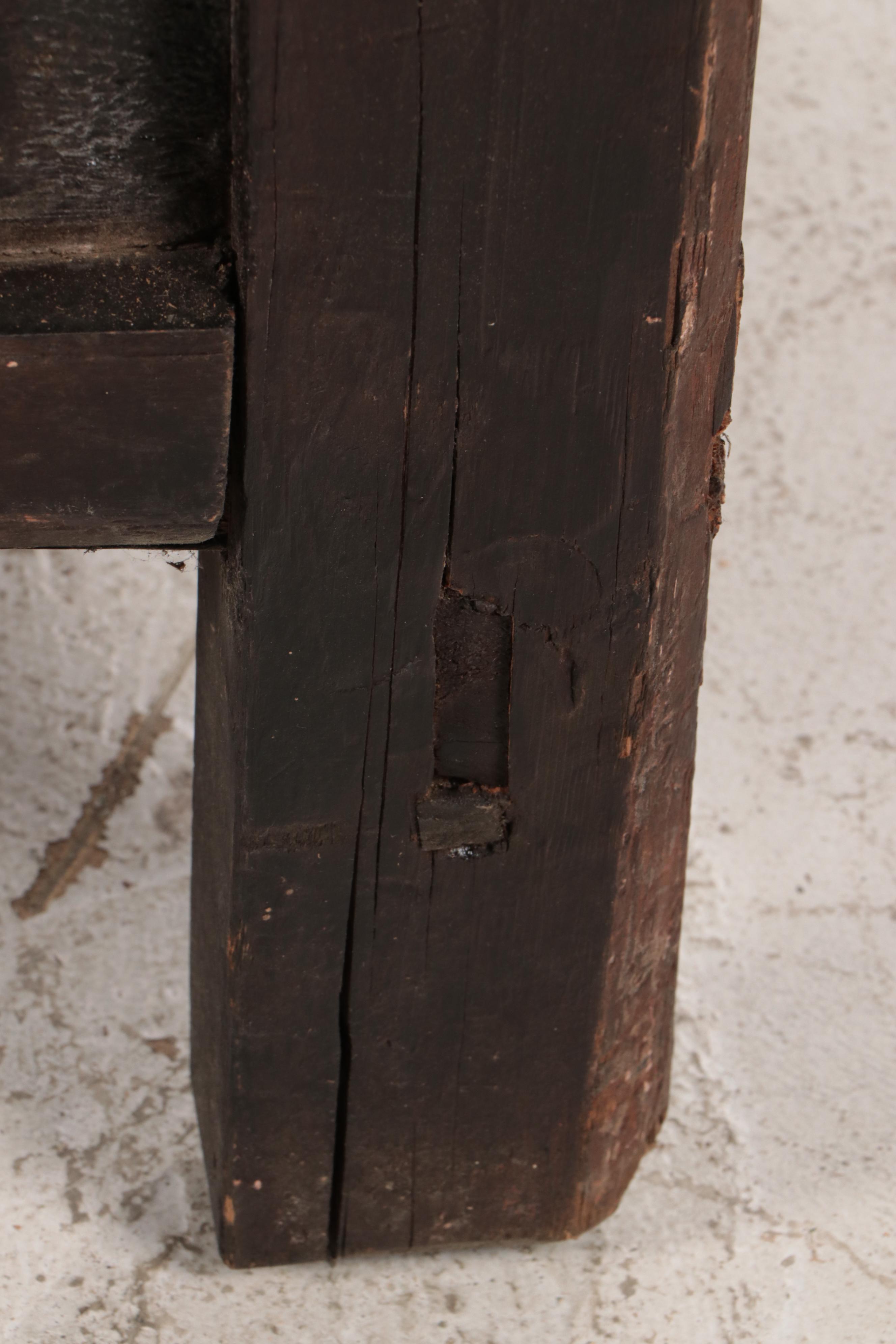 Chinese Lacquered Wood Altar Cabinet