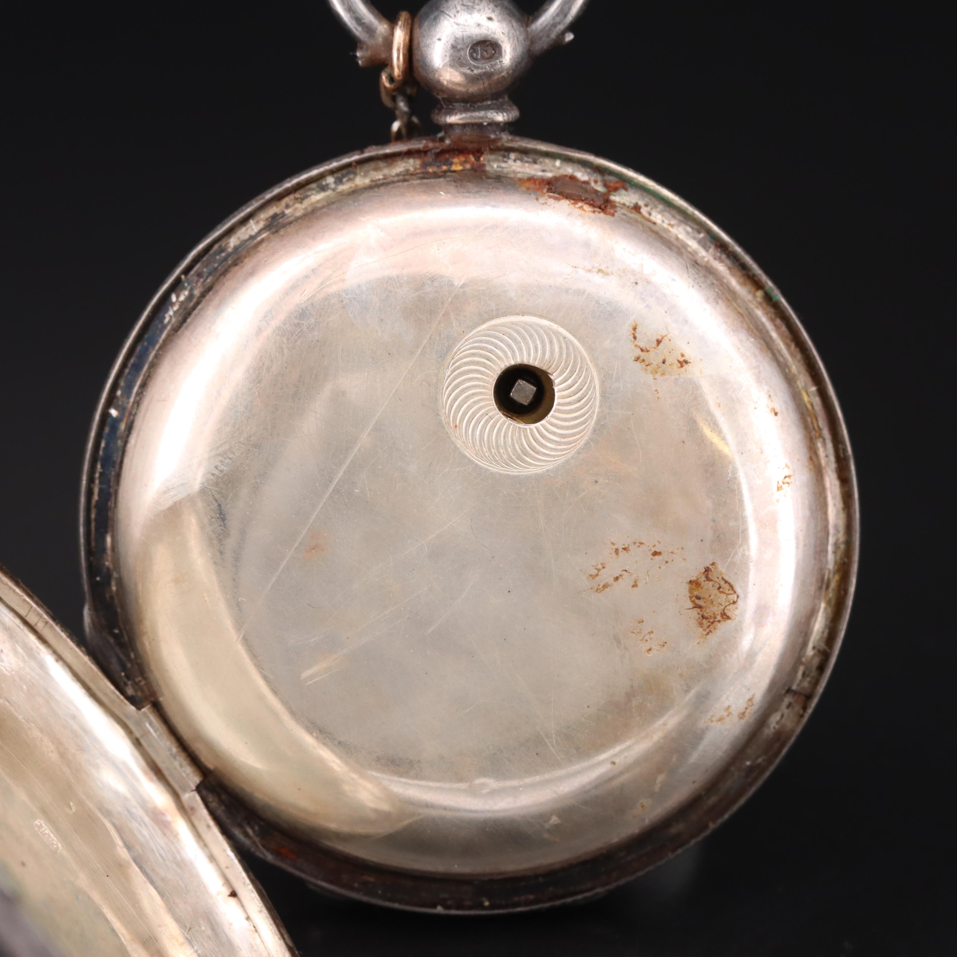 Vintage British Sterling Pocket Watch