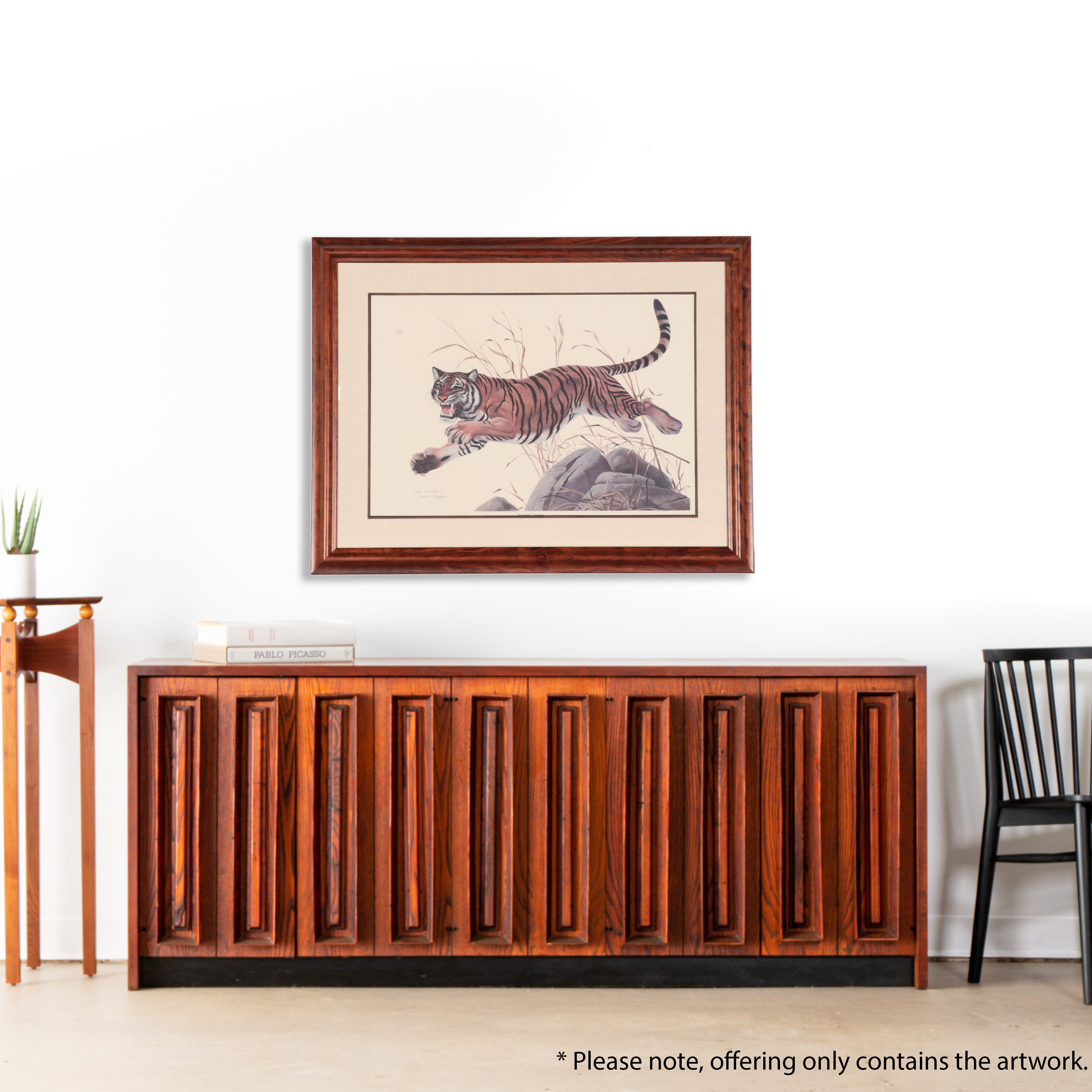 John A. Ruthven Offset Lithograph "Bengal Tiger"