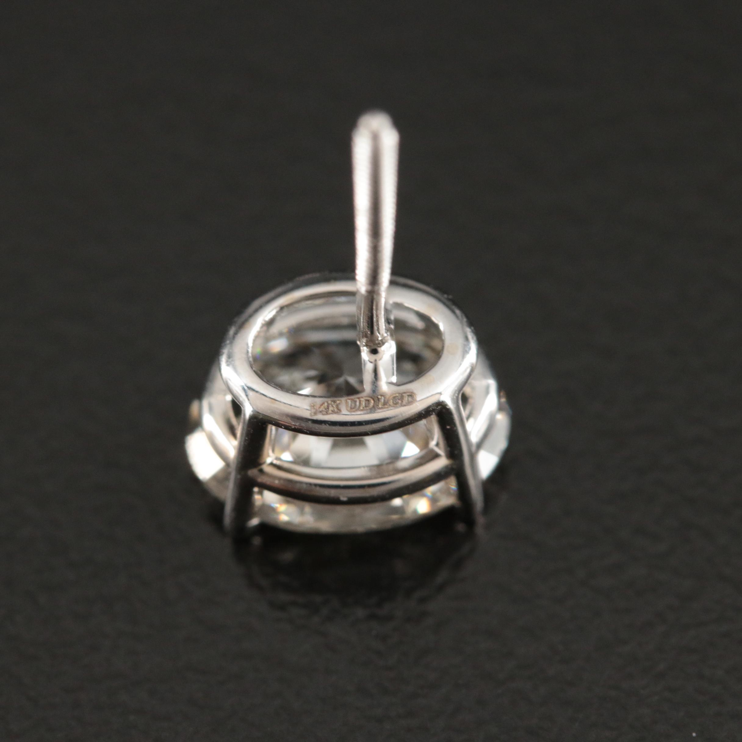 14K 3.23 CTW Lab Grown Diamond Stud Earrings