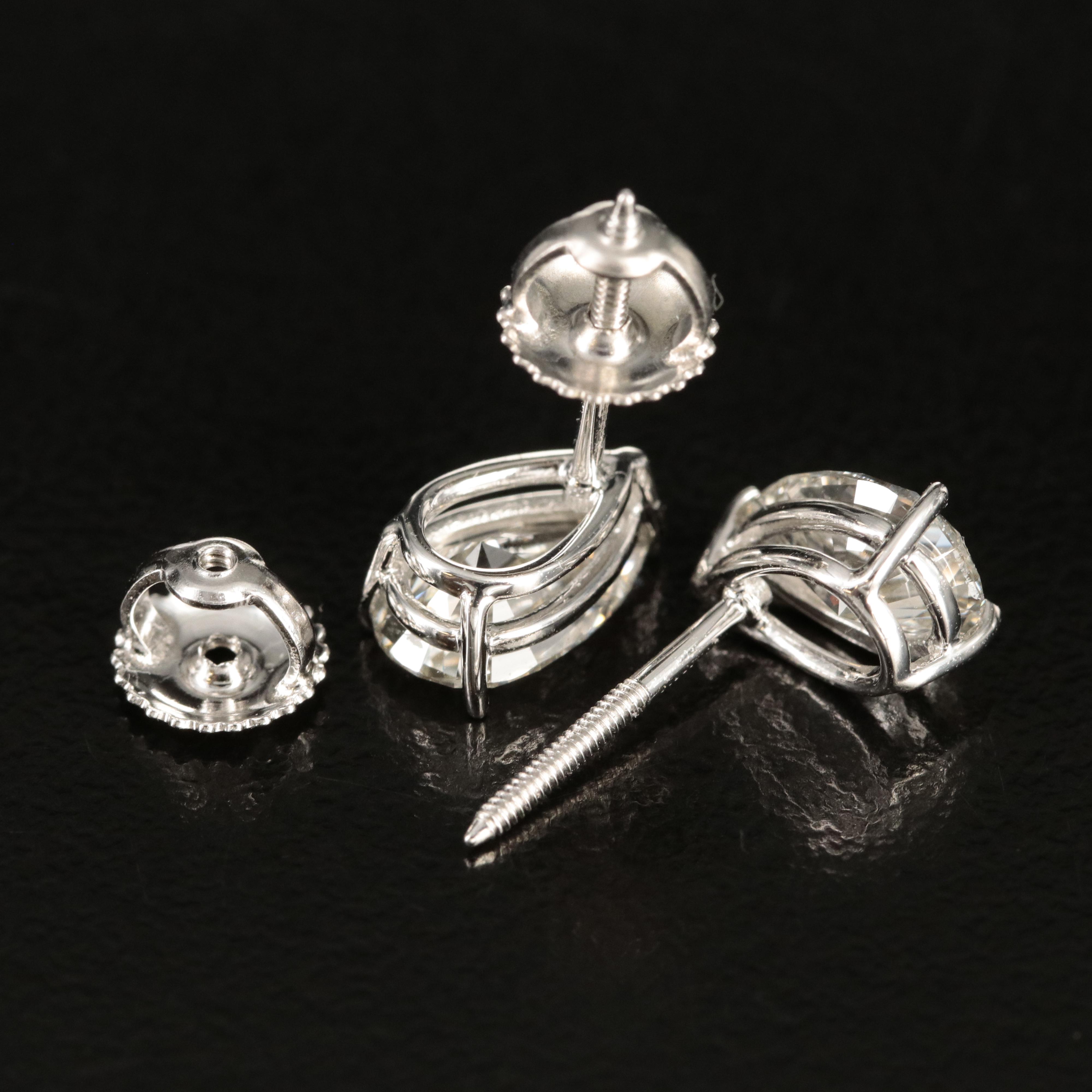 14K 2.20 CTW Lab Grown Diamond Stud Earrings