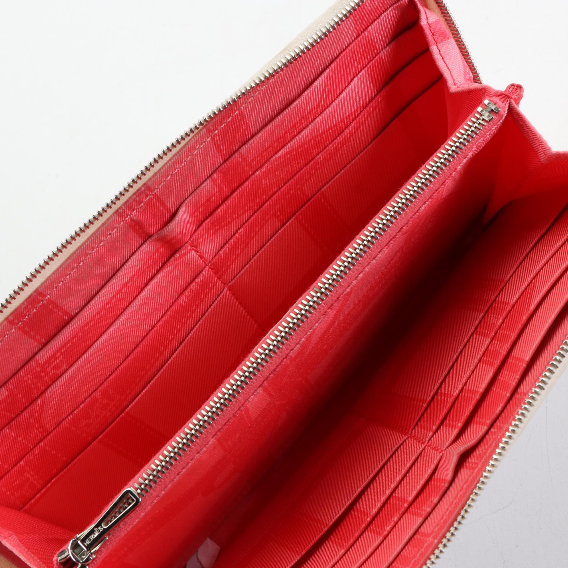 Hermès Azap Leather Zip-Around Wallet