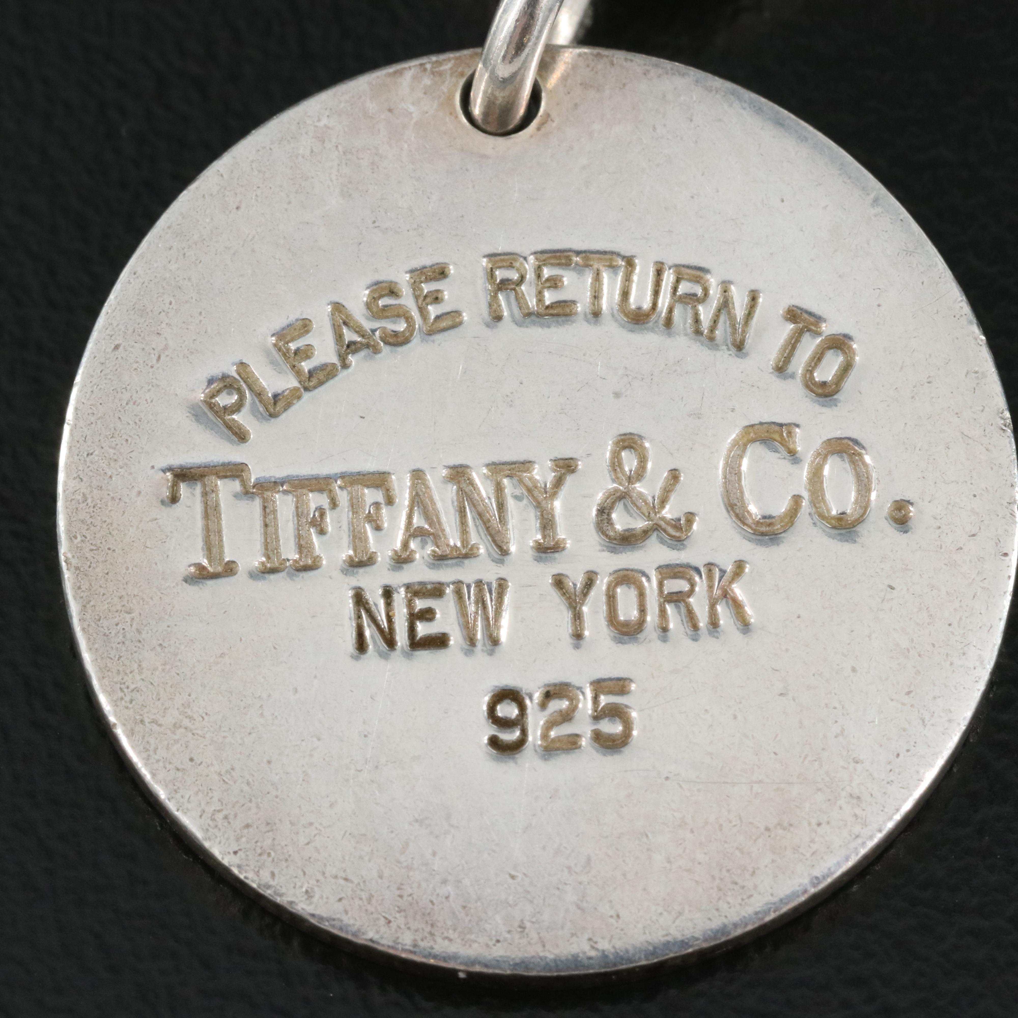 Tiffany & Co. "Return to Tiffany" Sterling Circle Tag Bracelet