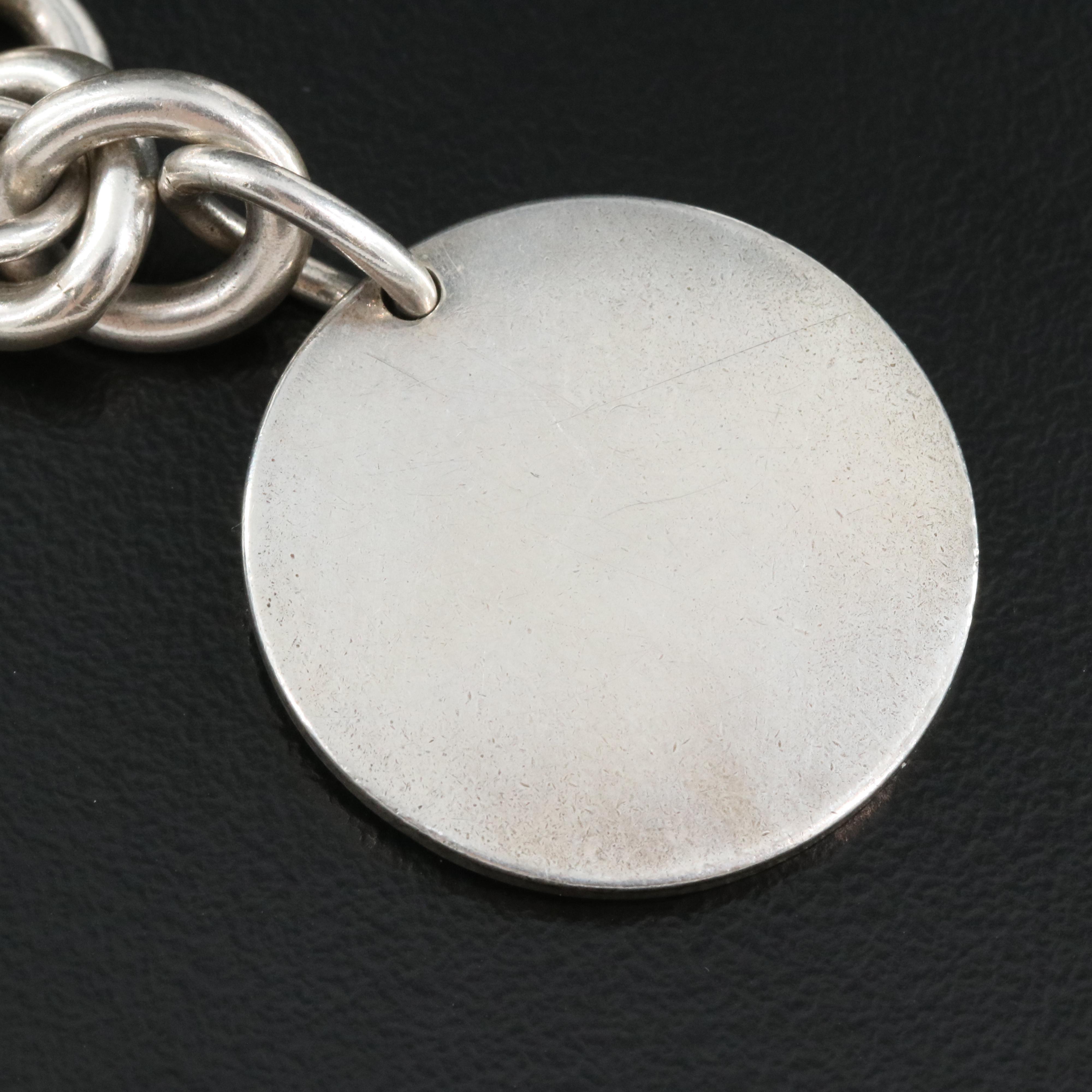 Tiffany & Co. "Return to Tiffany" Sterling Circle Tag Bracelet