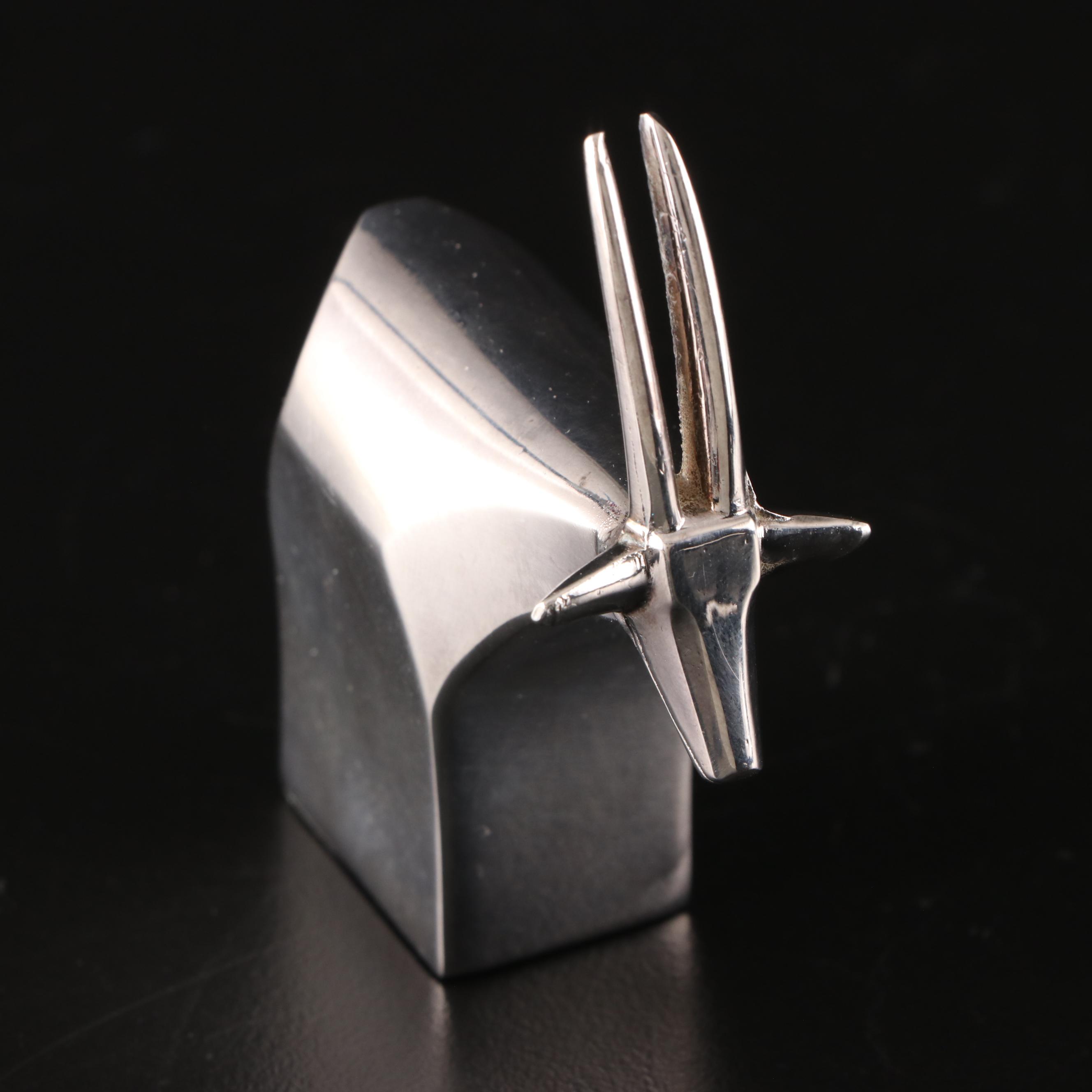 Dansk Silver Plate Miniature Animal Paperweights