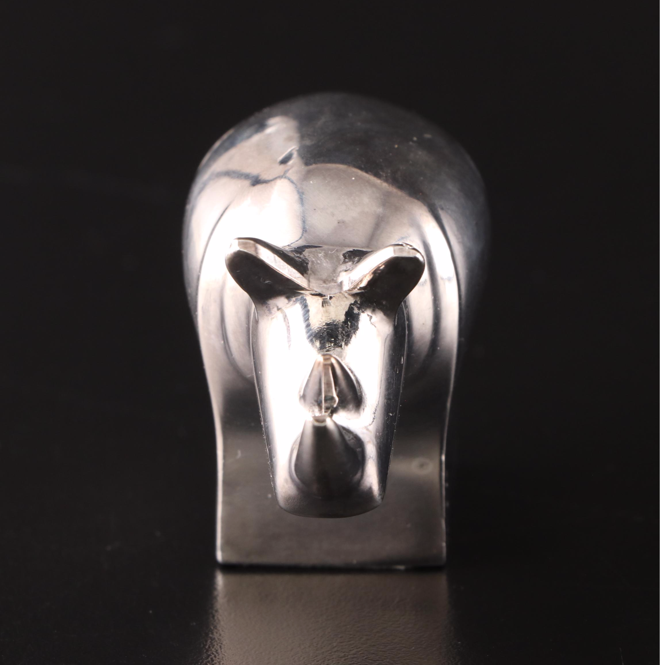 Dansk Silver Plate Miniature Animal Paperweights