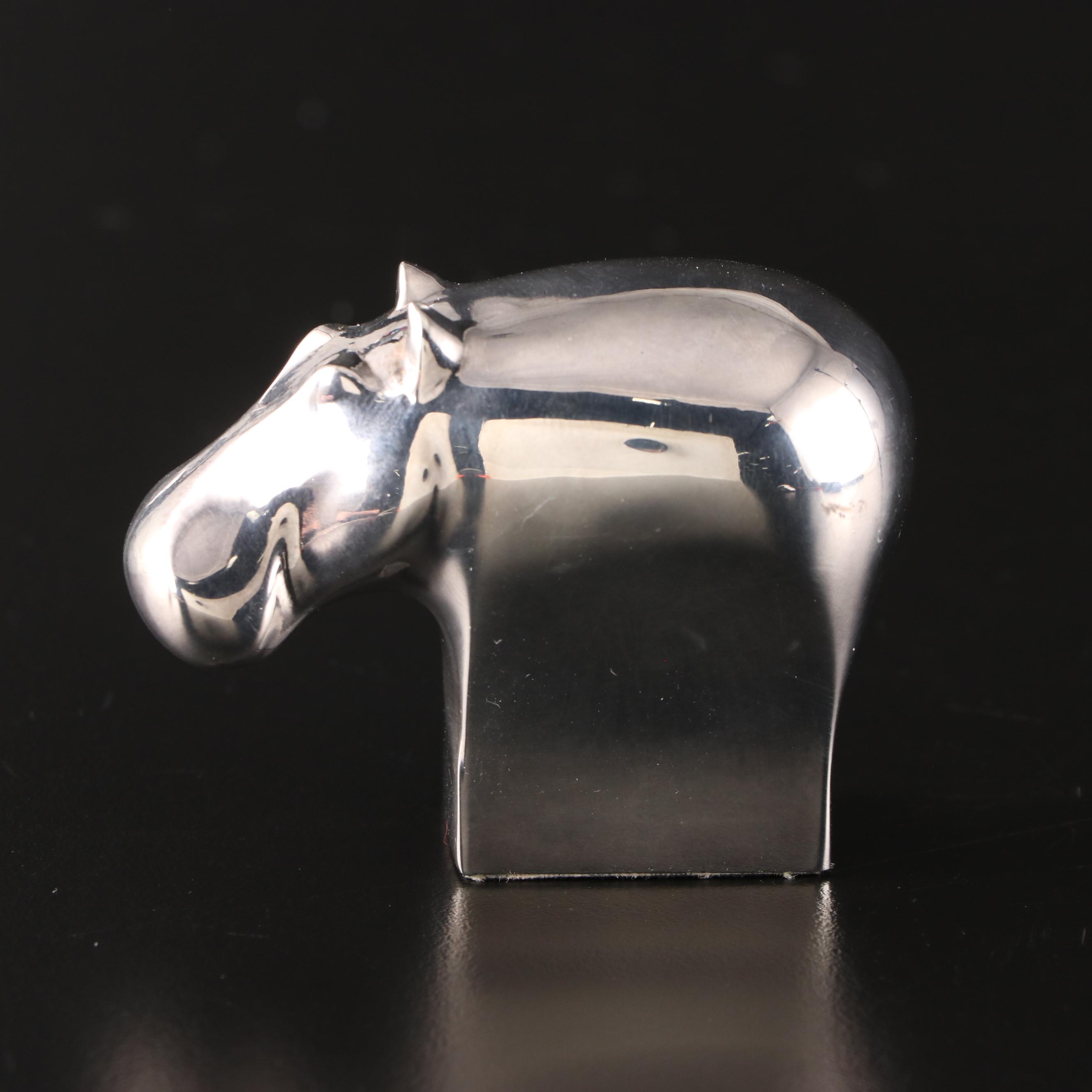 Dansk Silver Plate Miniature Animal Paperweights