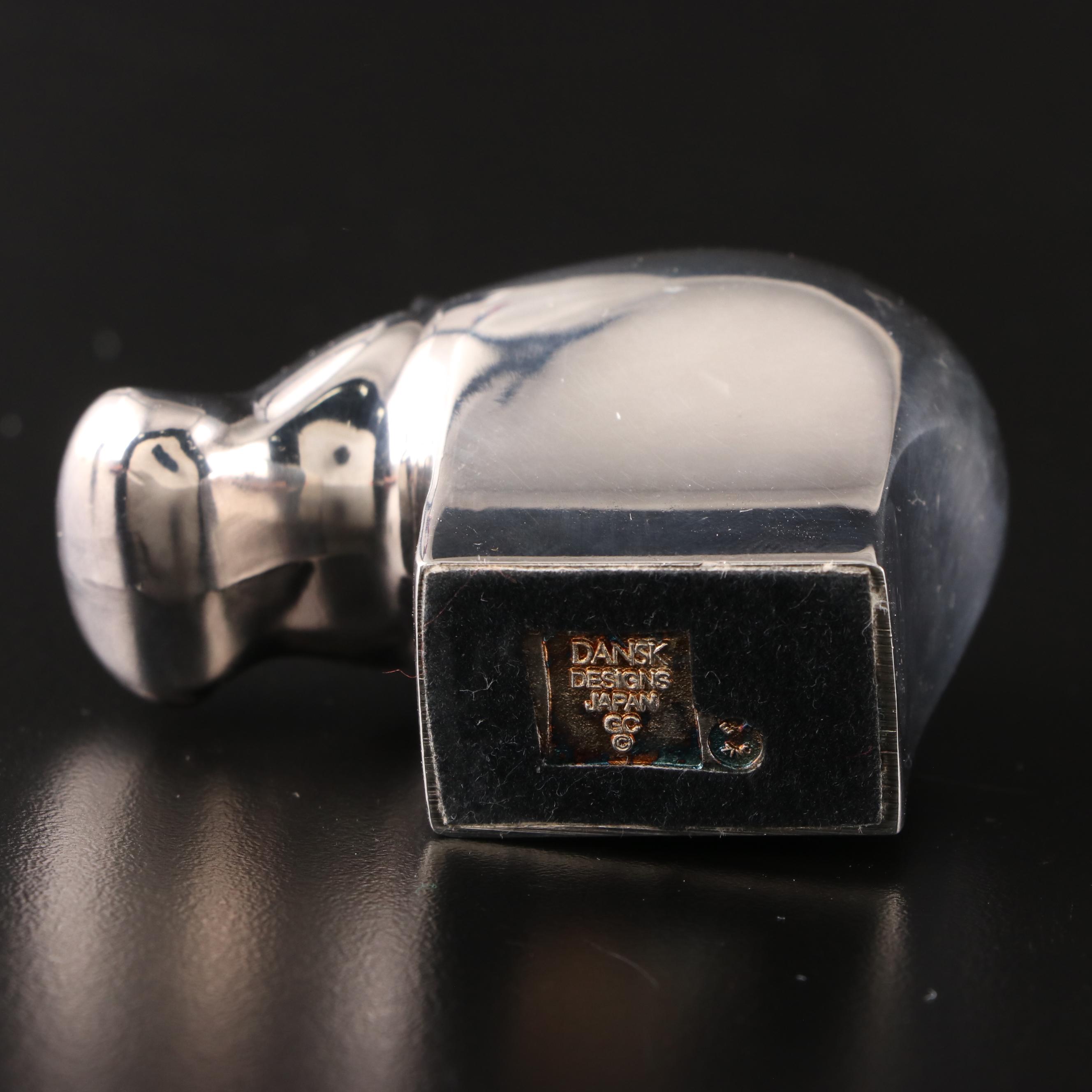 Dansk Silver Plate Miniature Animal Paperweights