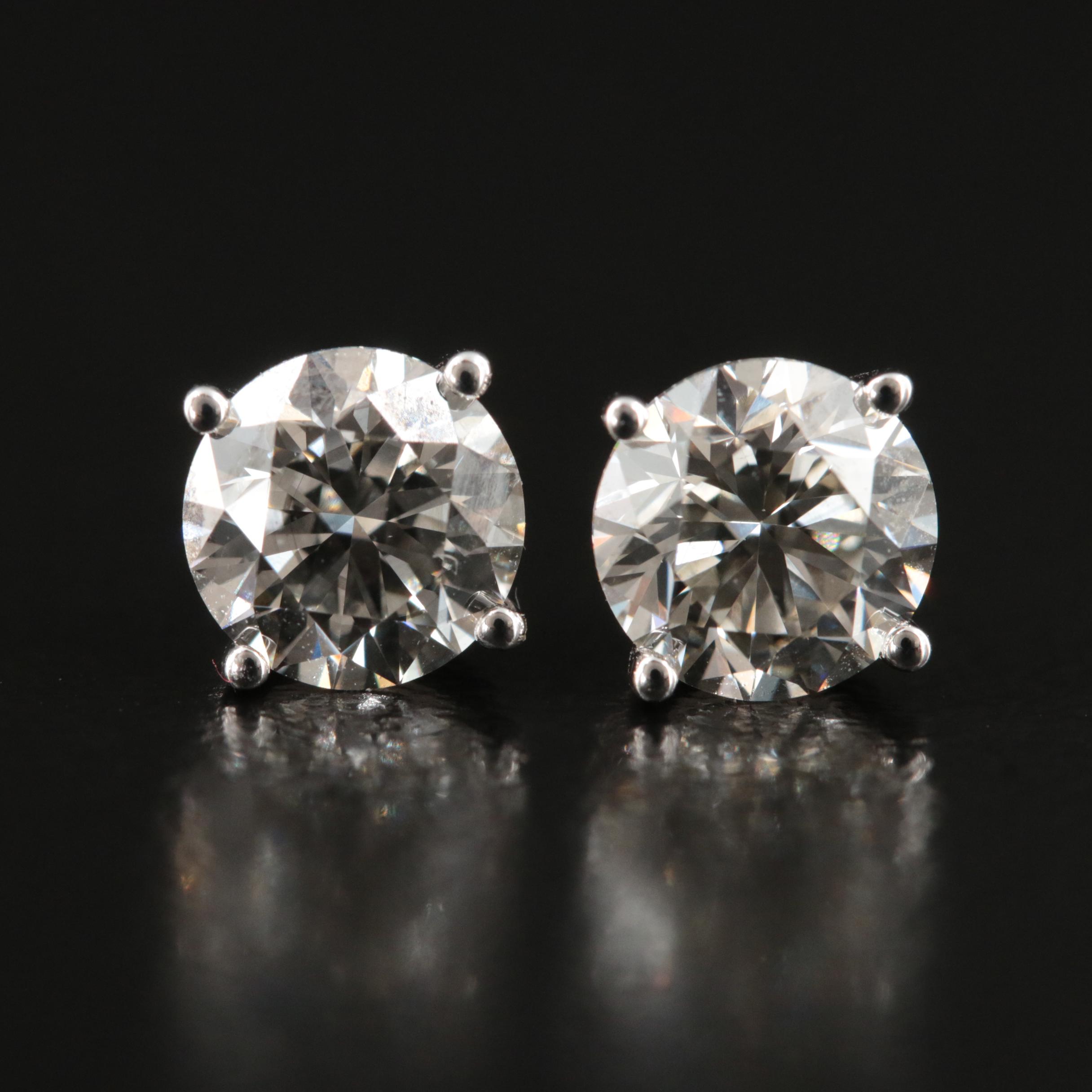 14K 1.50 CTW Lab Grown Diamond Stud Earrings