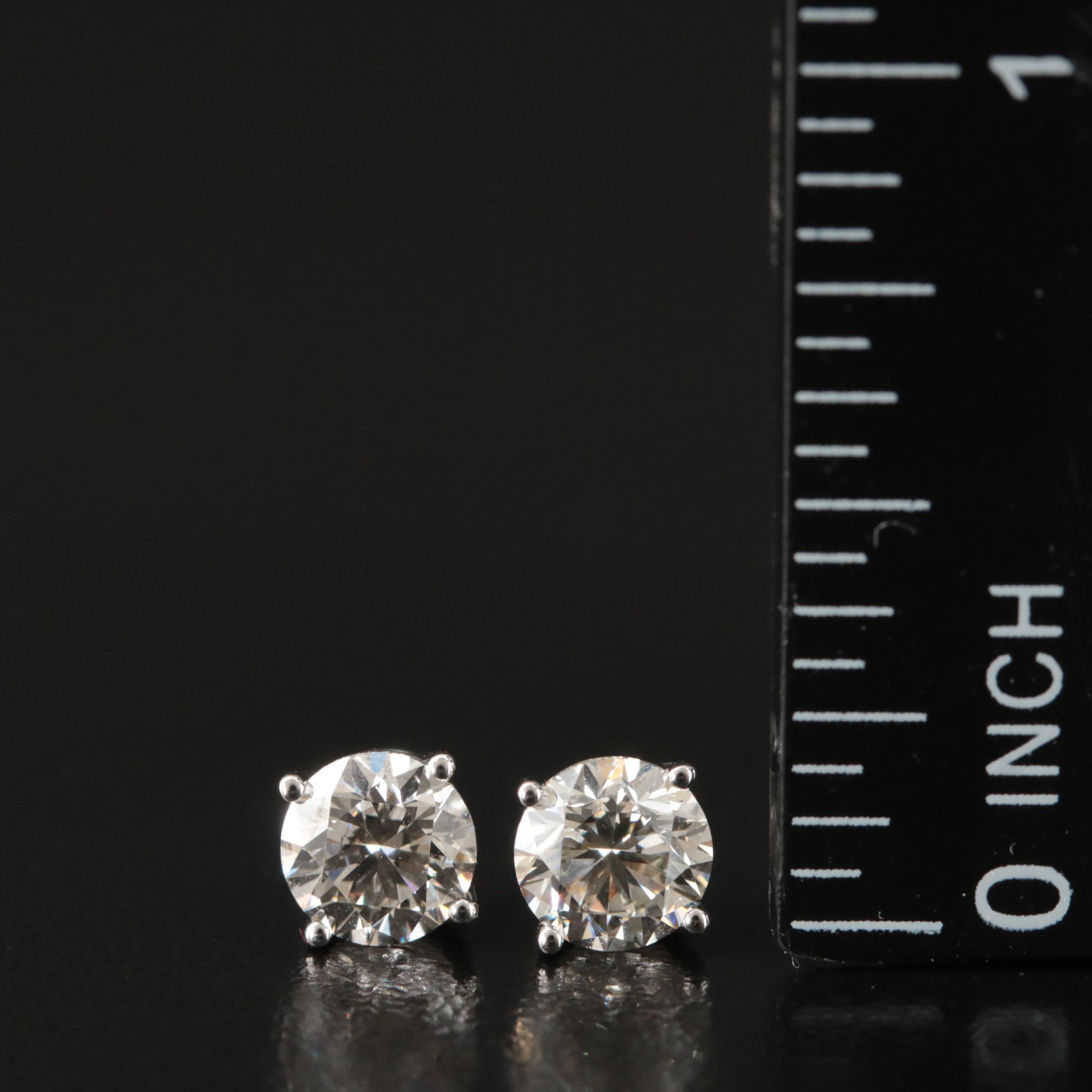14K 1.50 CTW Lab Grown Diamond Stud Earrings