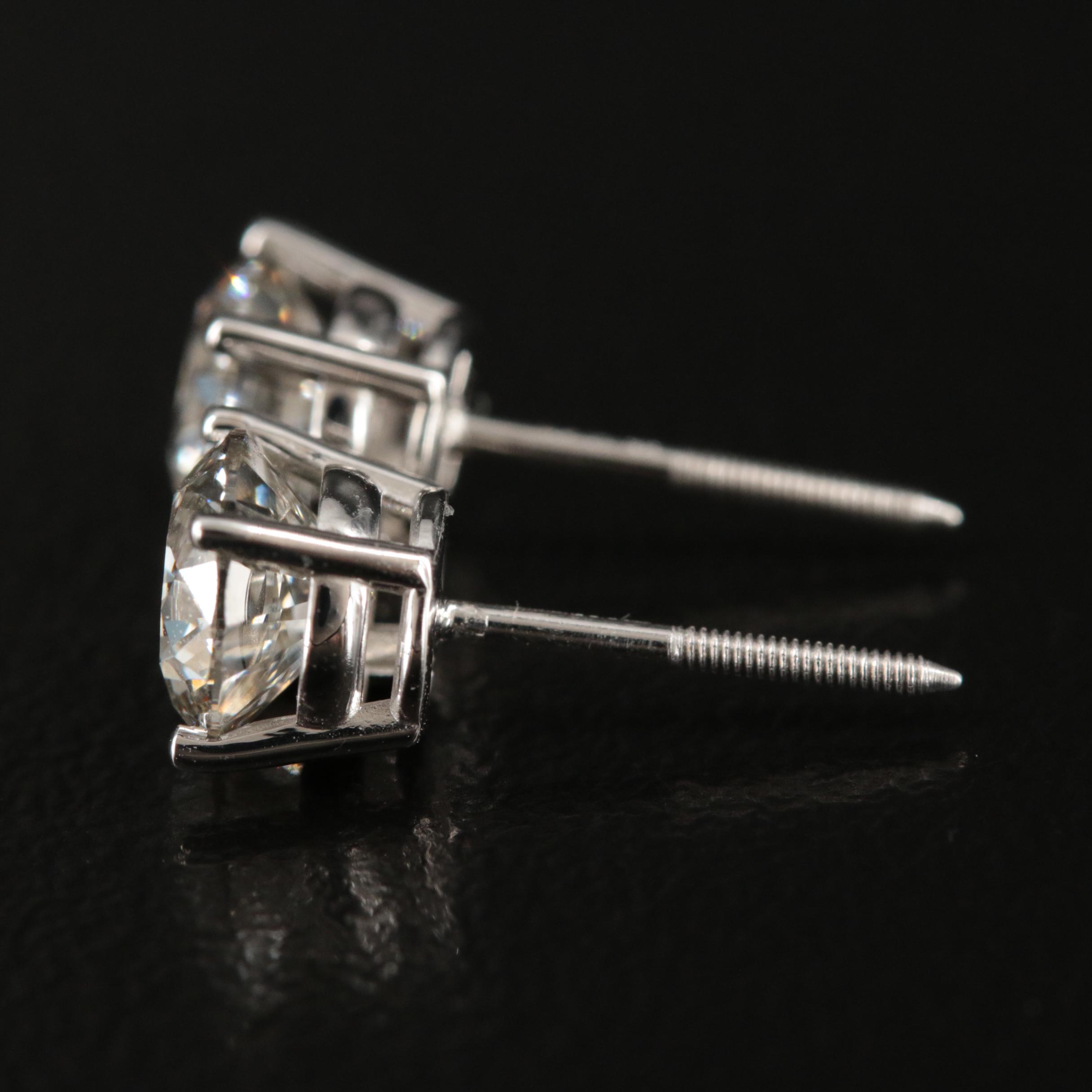 14K 1.50 CTW Lab Grown Diamond Stud Earrings