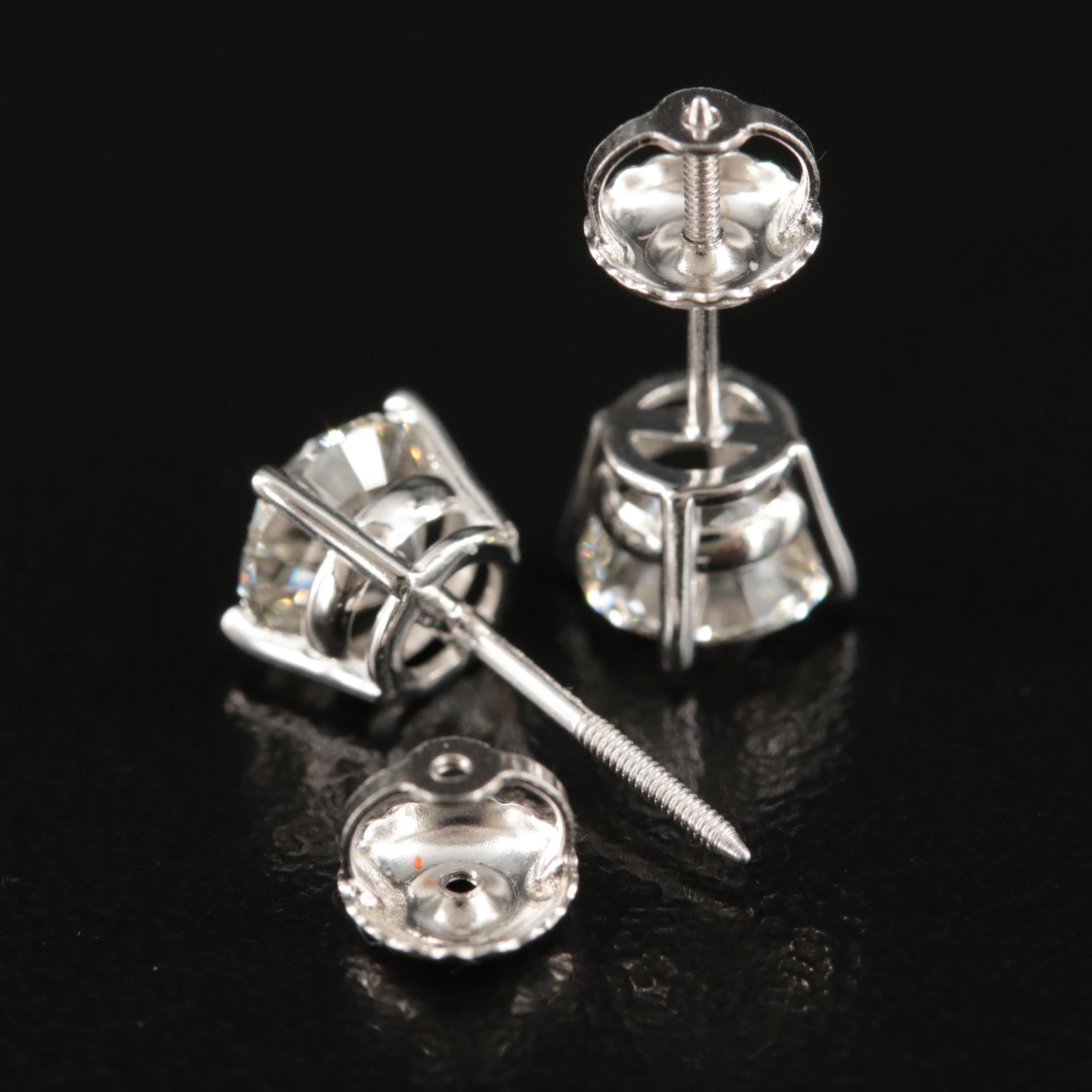 14K 1.50 CTW Lab Grown Diamond Stud Earrings