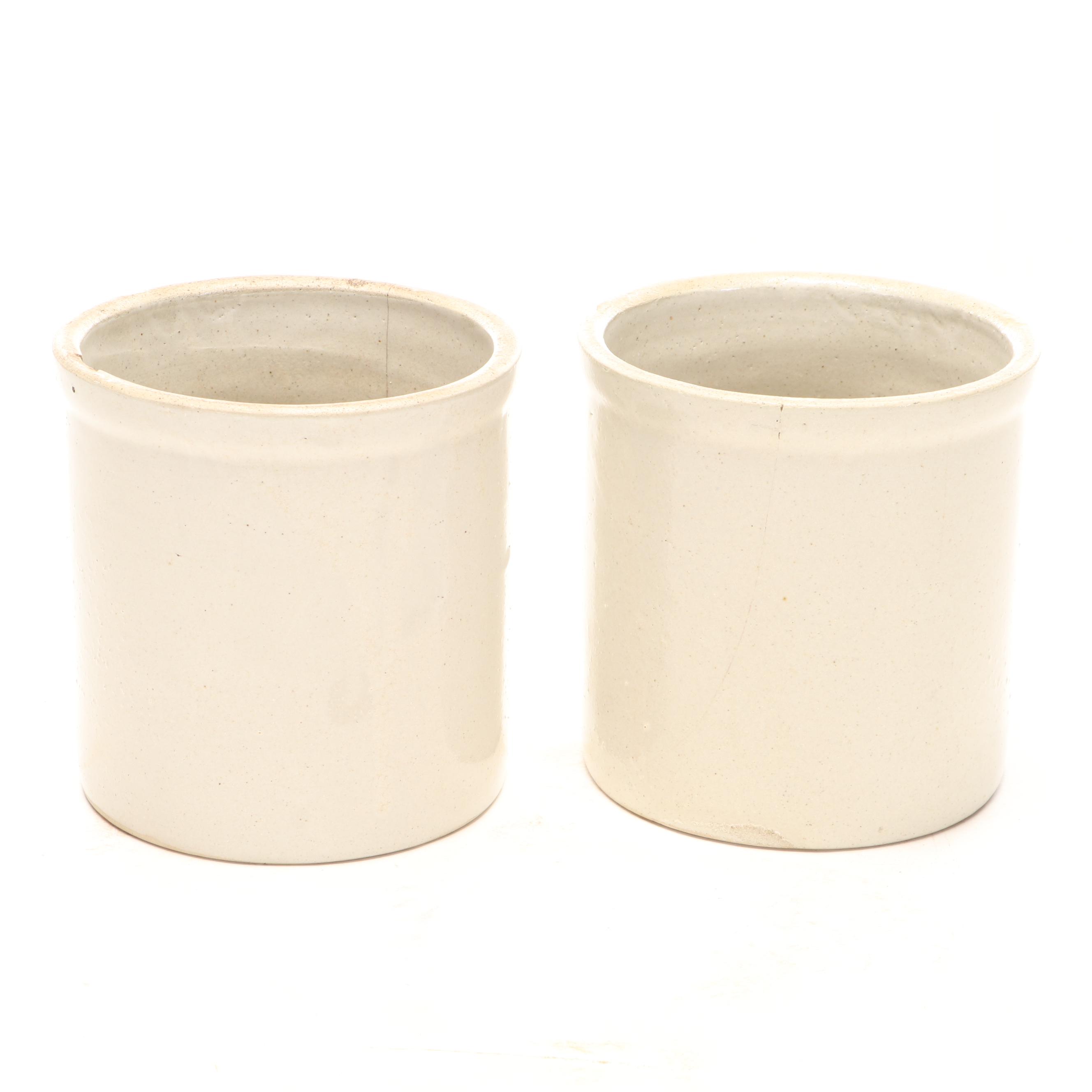 Salt Glazed Stoneware Jugs and Crocks