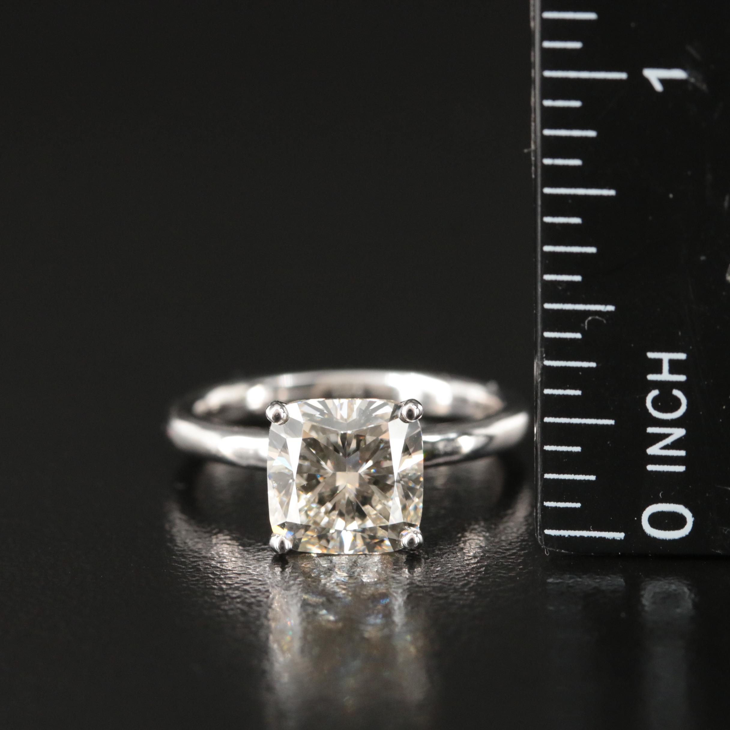14K 3.38 CT Lab Grown Diamond Ring