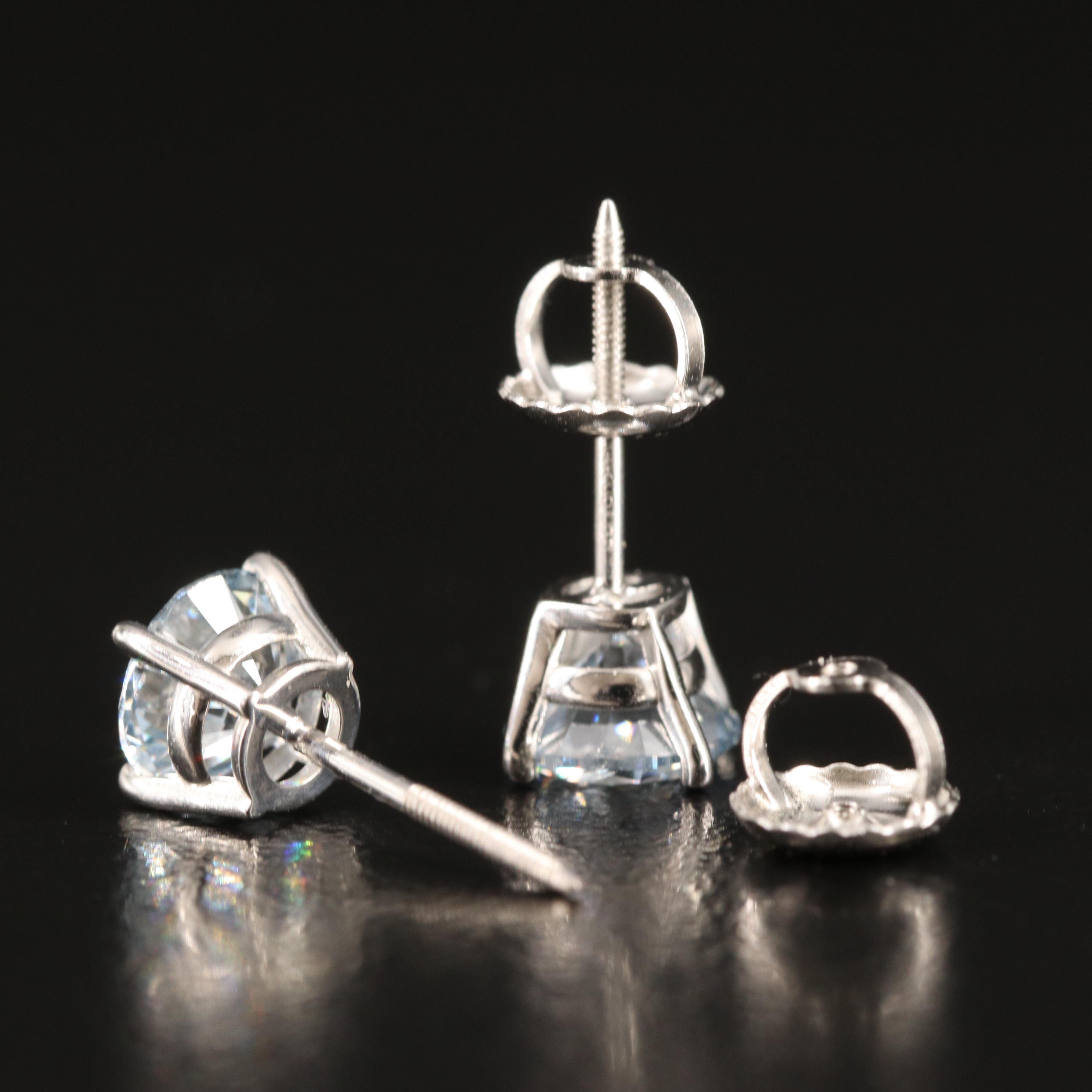 14K 1.30 CTW Lab Grown Diamond Stud Earrings