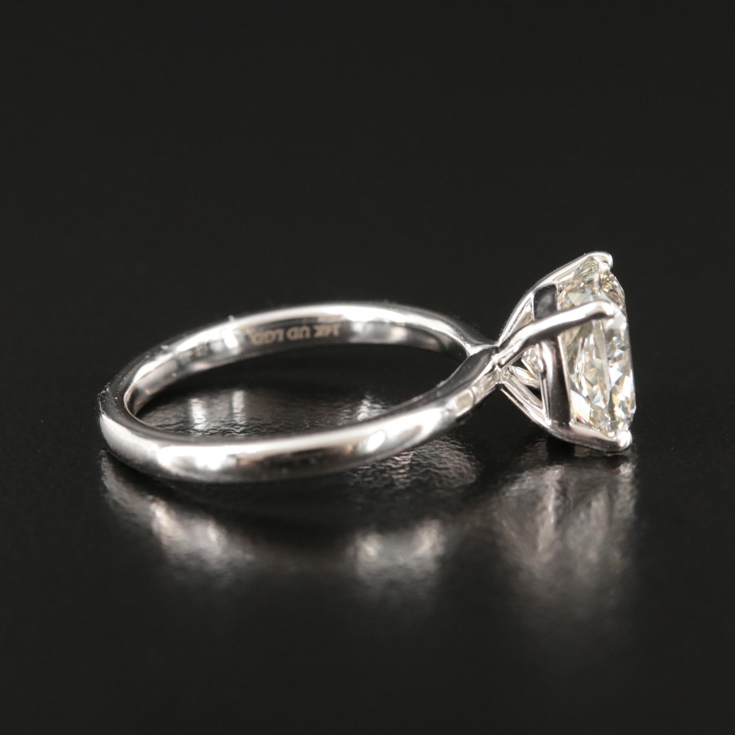 14K 3.38 CT Lab Grown Diamond Ring