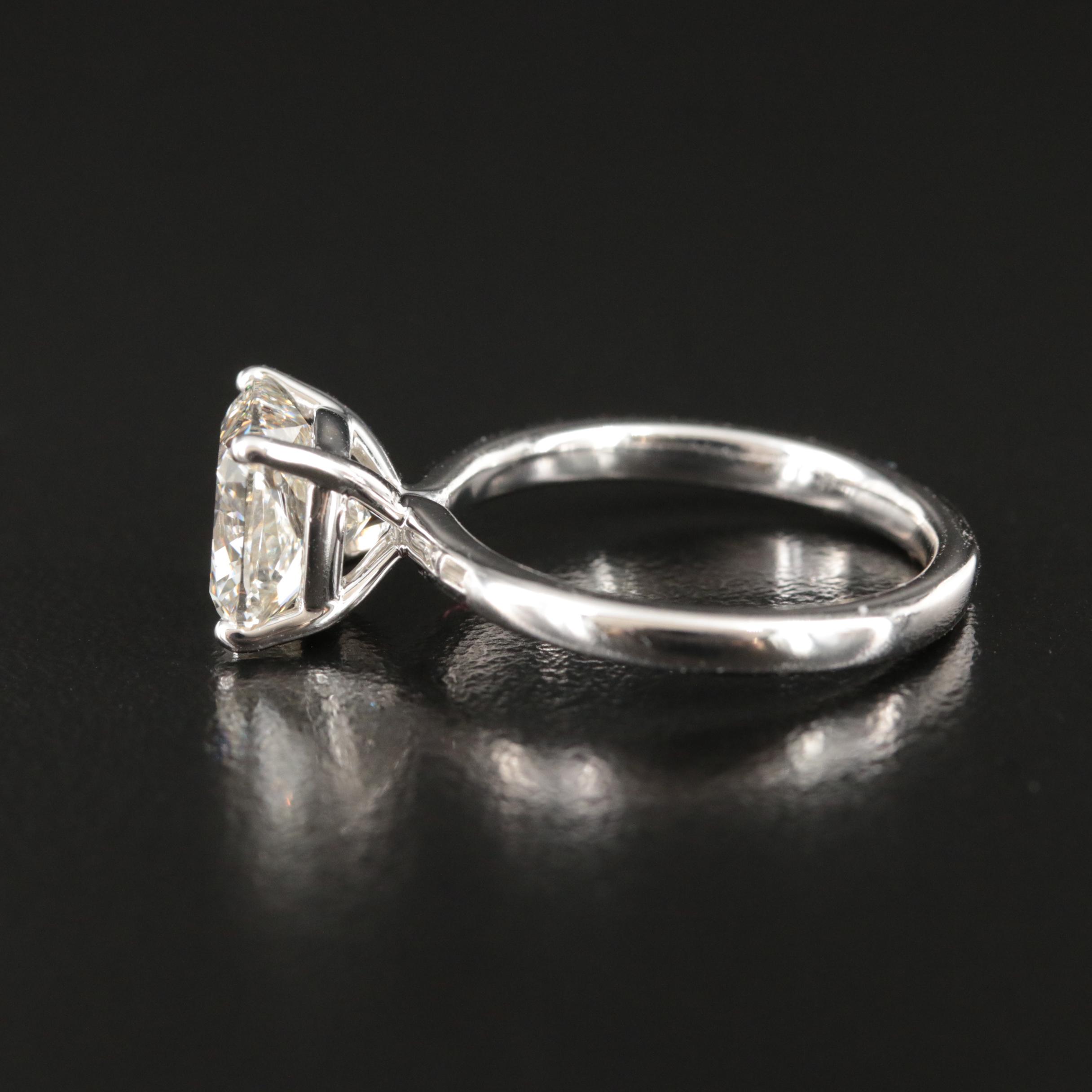 14K 3.38 CT Lab Grown Diamond Ring
