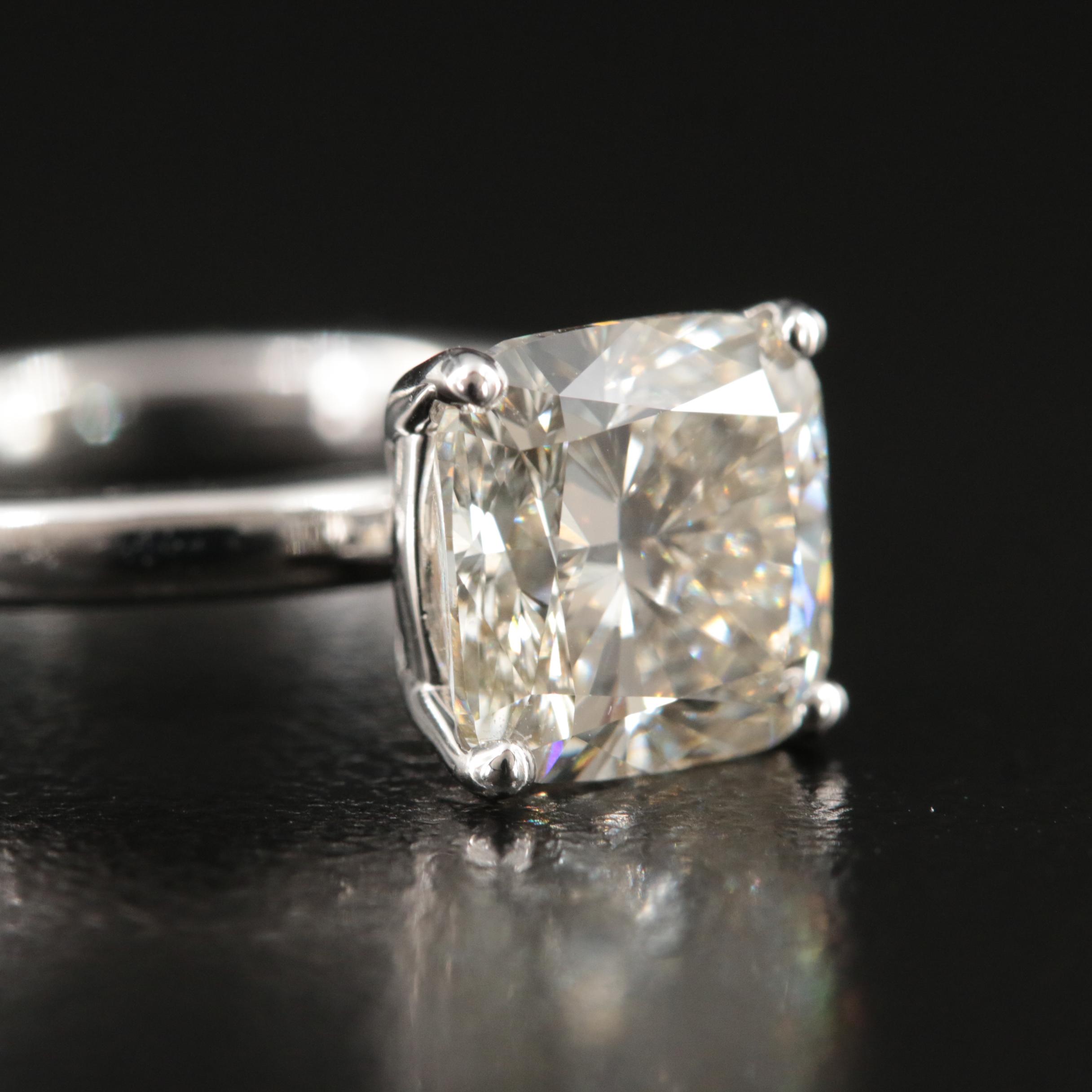14K 3.38 CT Lab Grown Diamond Ring