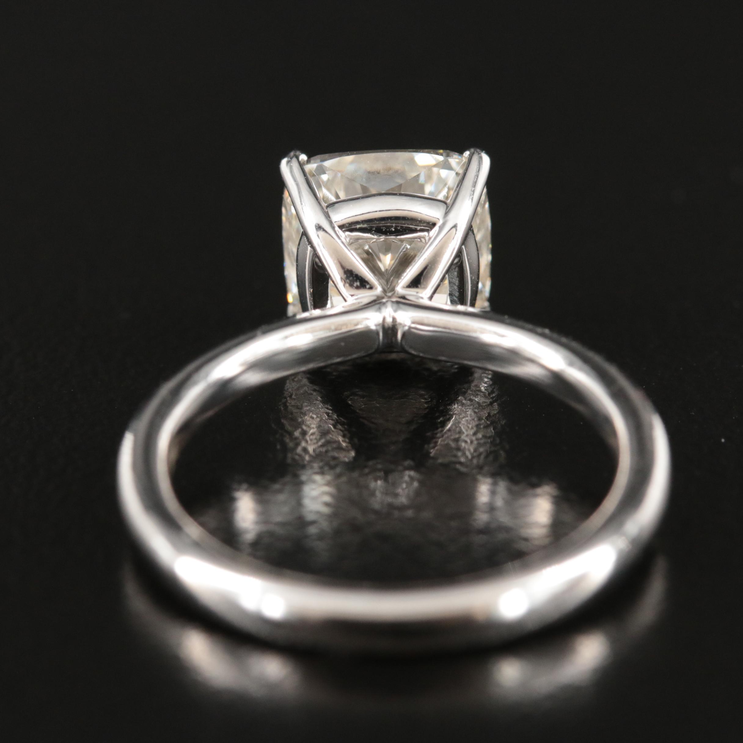14K 3.38 CT Lab Grown Diamond Ring