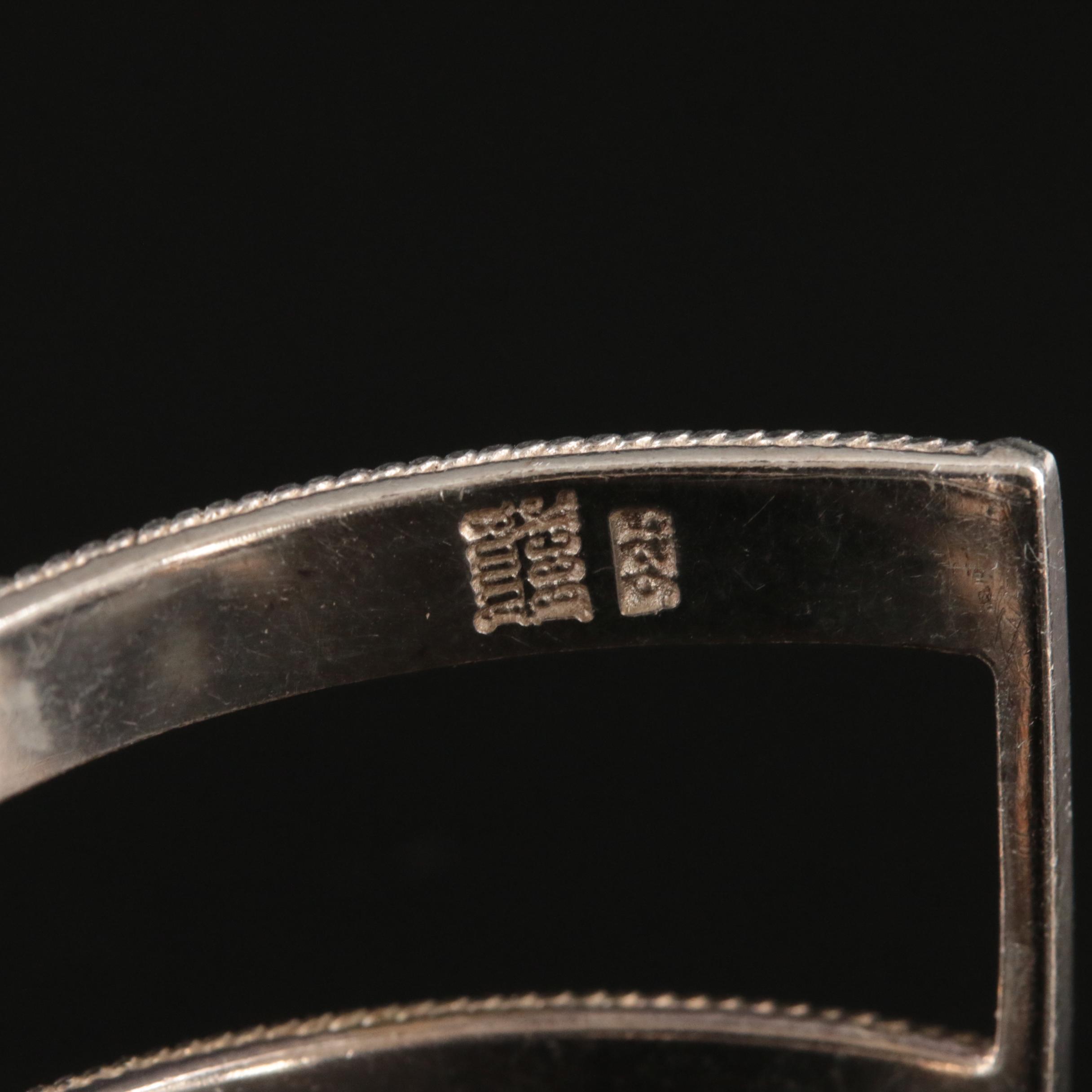 Anna Beck Sterling Crossover Cuff