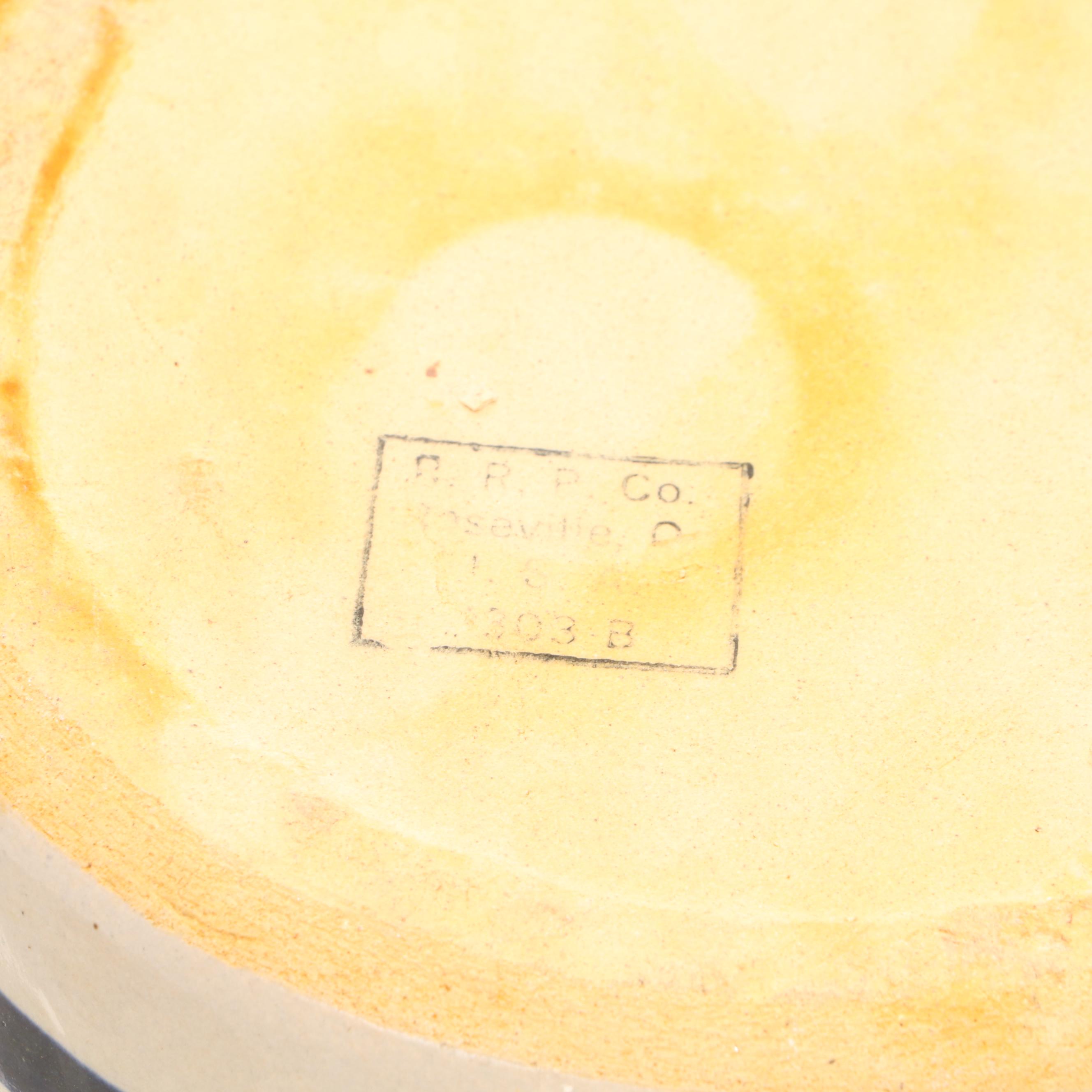 Robinson Ransbottom Pottery Co. Butter Crock and Other Crocks, 20th Century