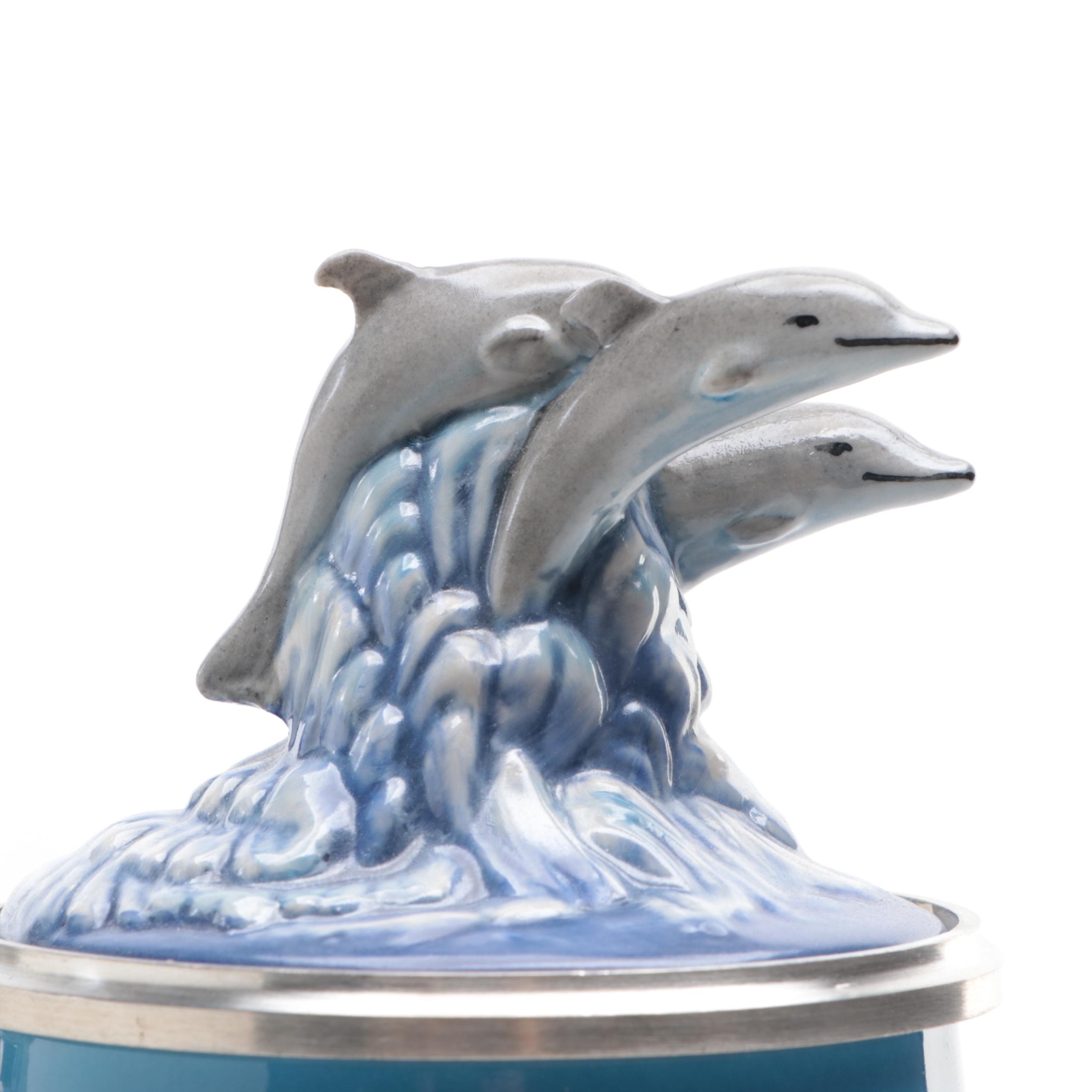 German Ceramic "Wonders of the Sea" Dolphin Beer Stein