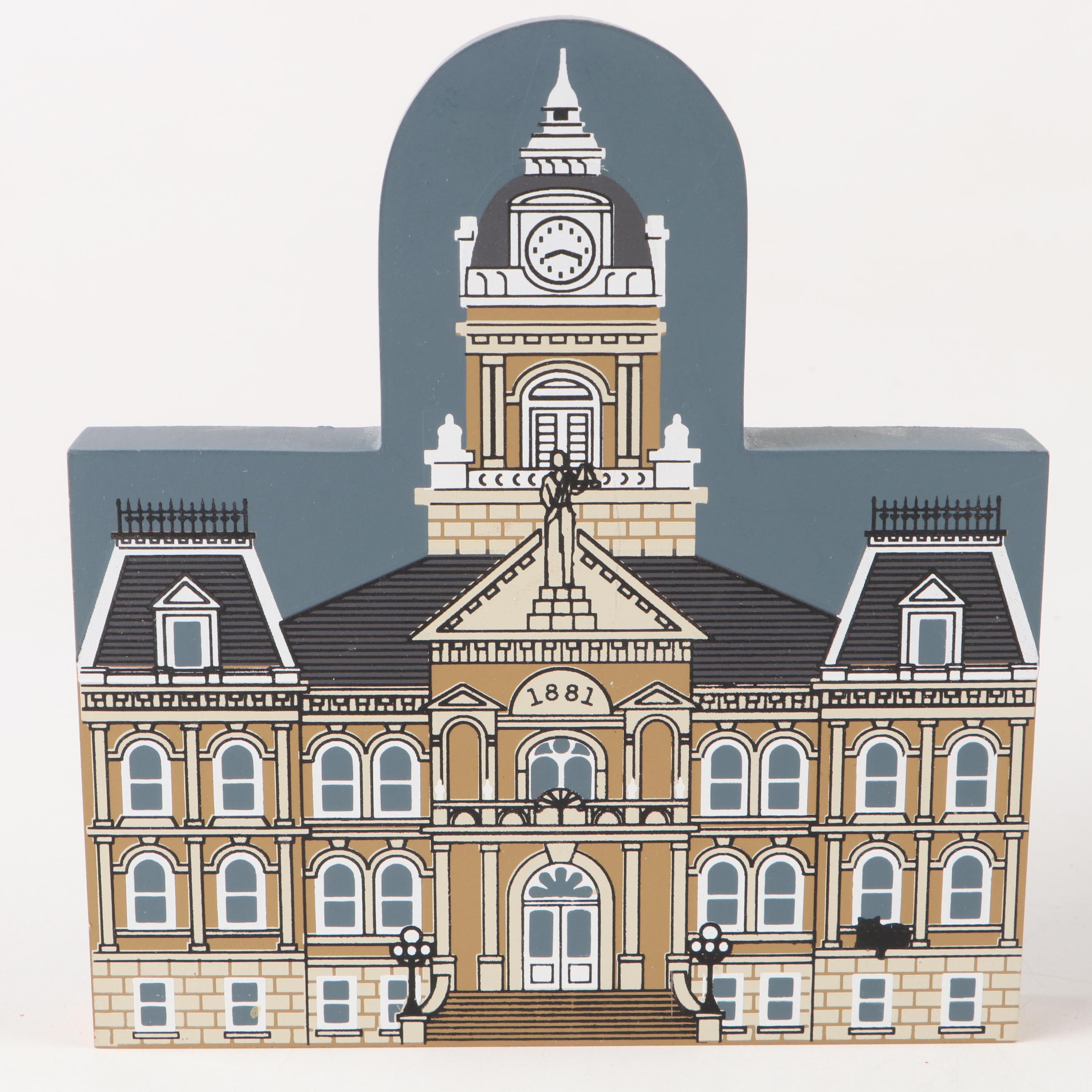 The Cat's Meow Hand-Painted Wooden Buildings and Other Decor