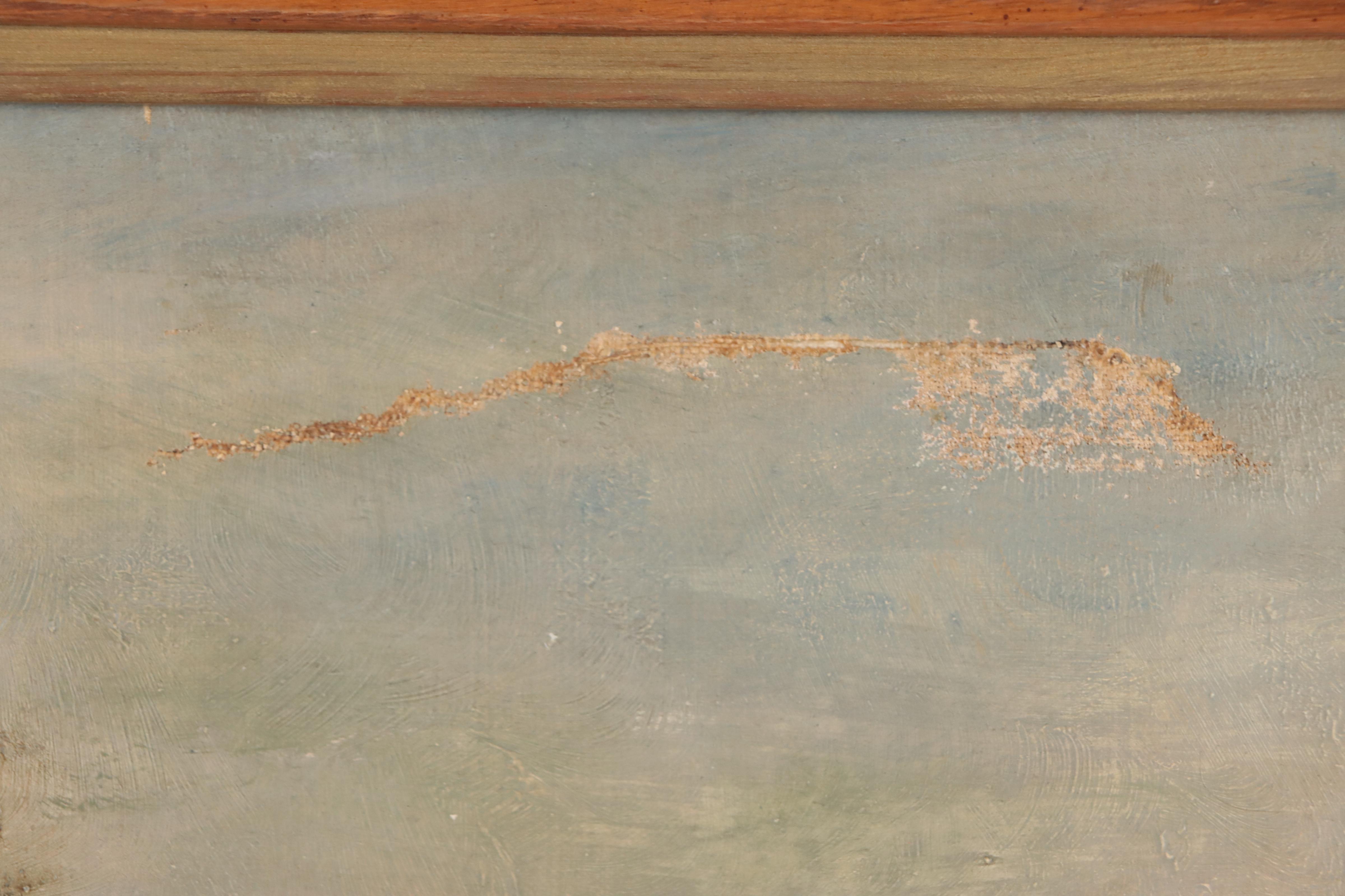 George Whiting Landscape Oil Painting, Early 20th Century