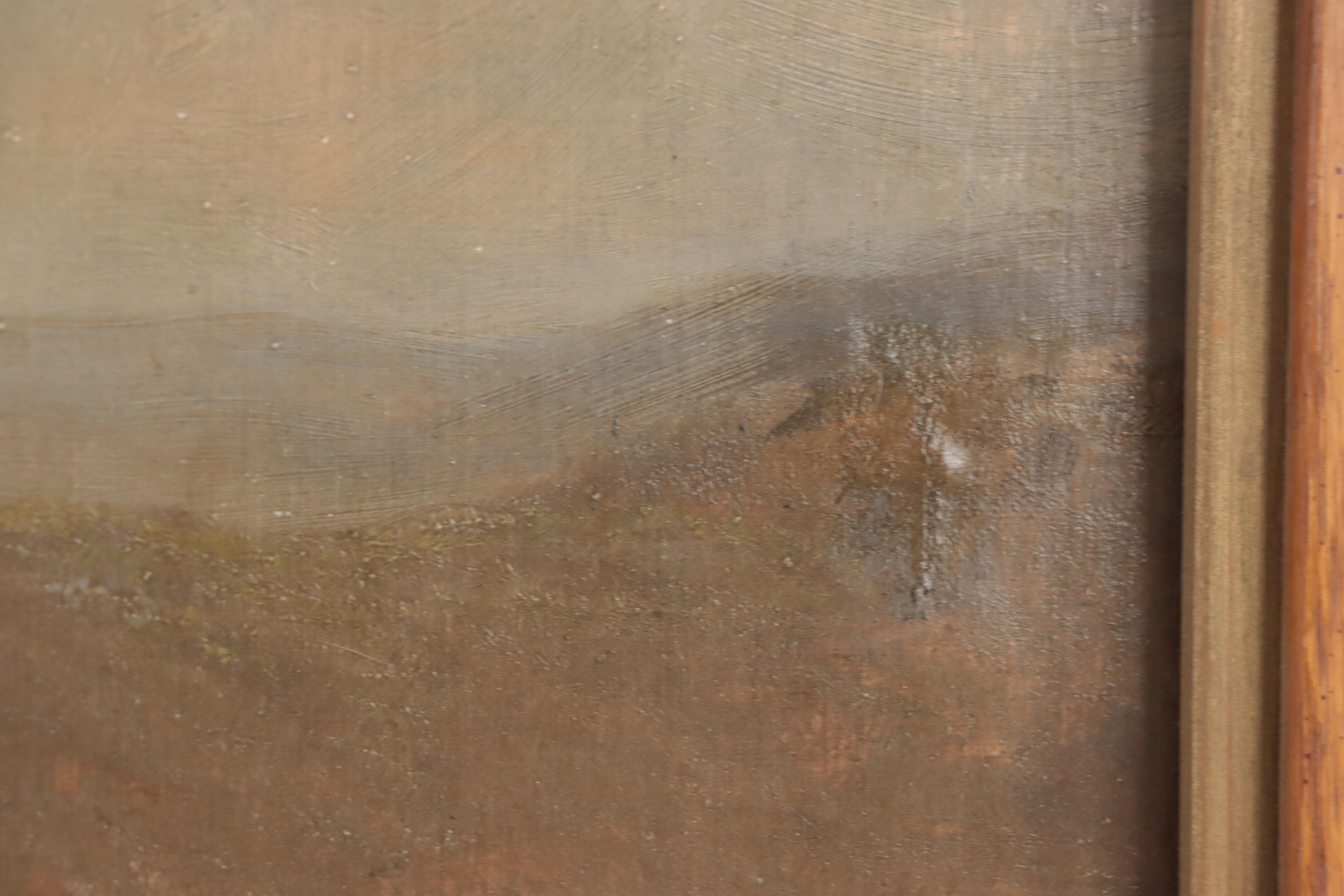 George Whiting Landscape Oil Painting, Early 20th Century