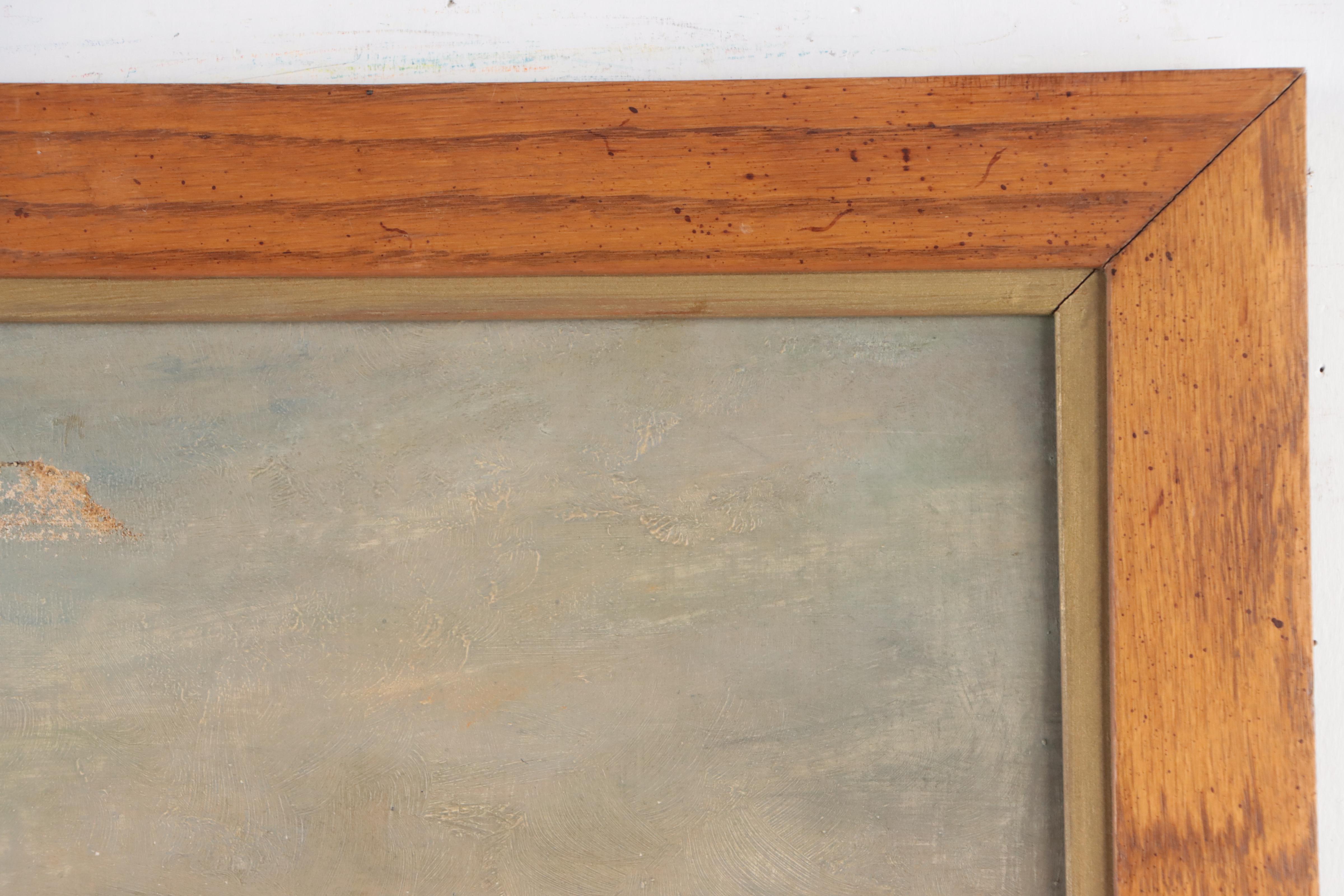 George Whiting Landscape Oil Painting, Early 20th Century