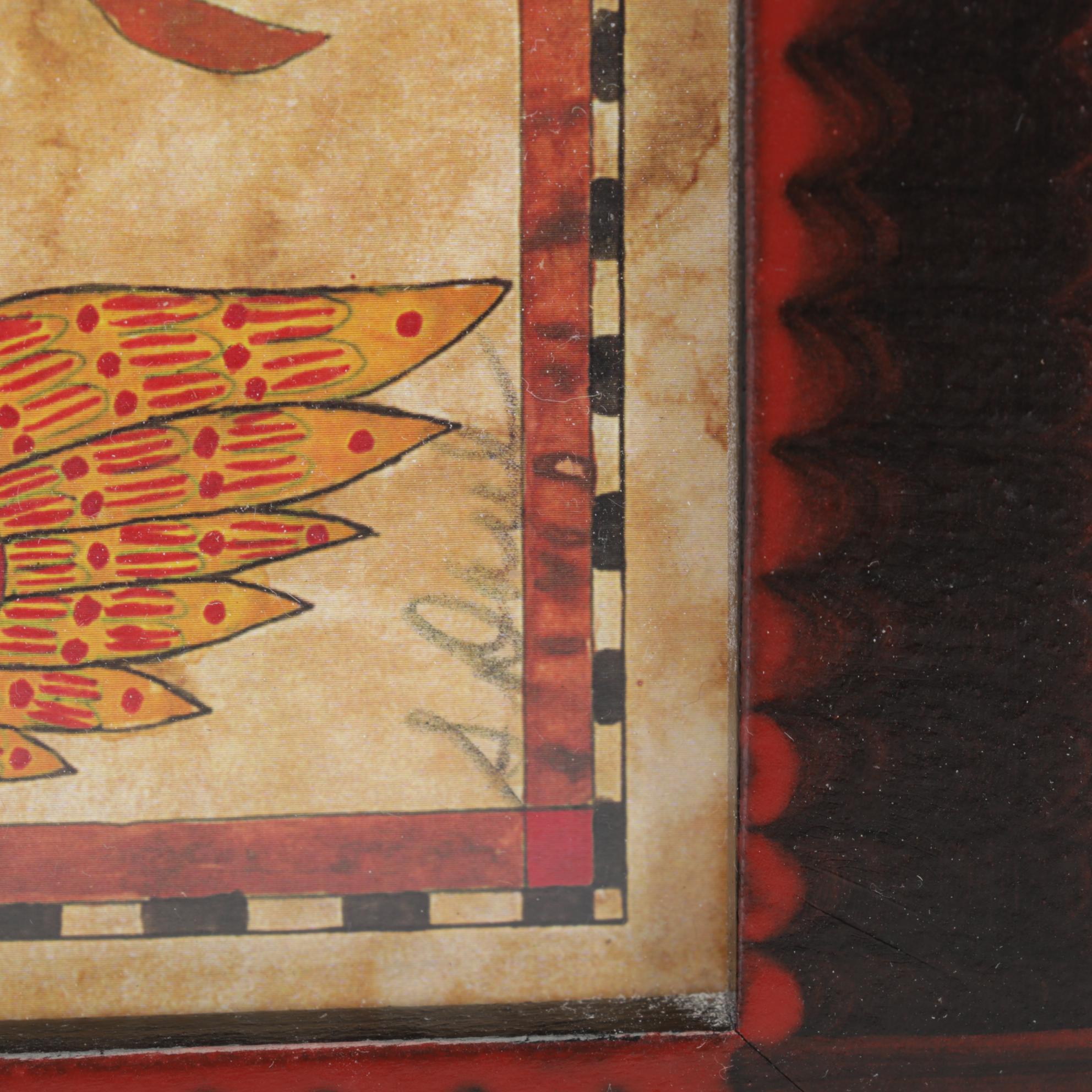 Wood Nesting Boxes With Susan Daul and Carolyn Heffelfinger Folk Art Prints