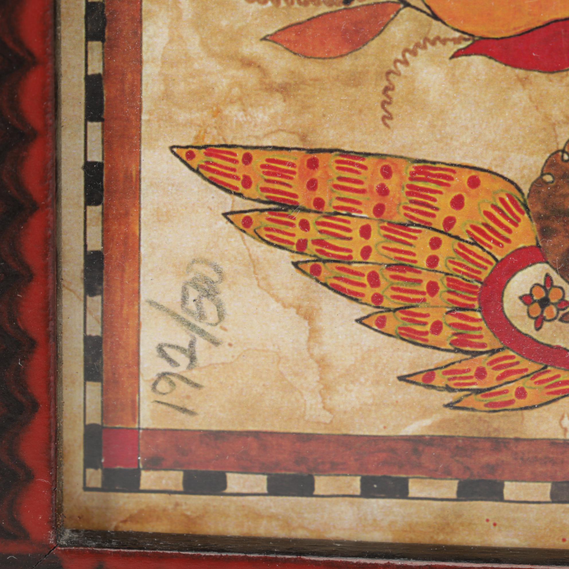 Wood Nesting Boxes With Susan Daul and Carolyn Heffelfinger Folk Art Prints