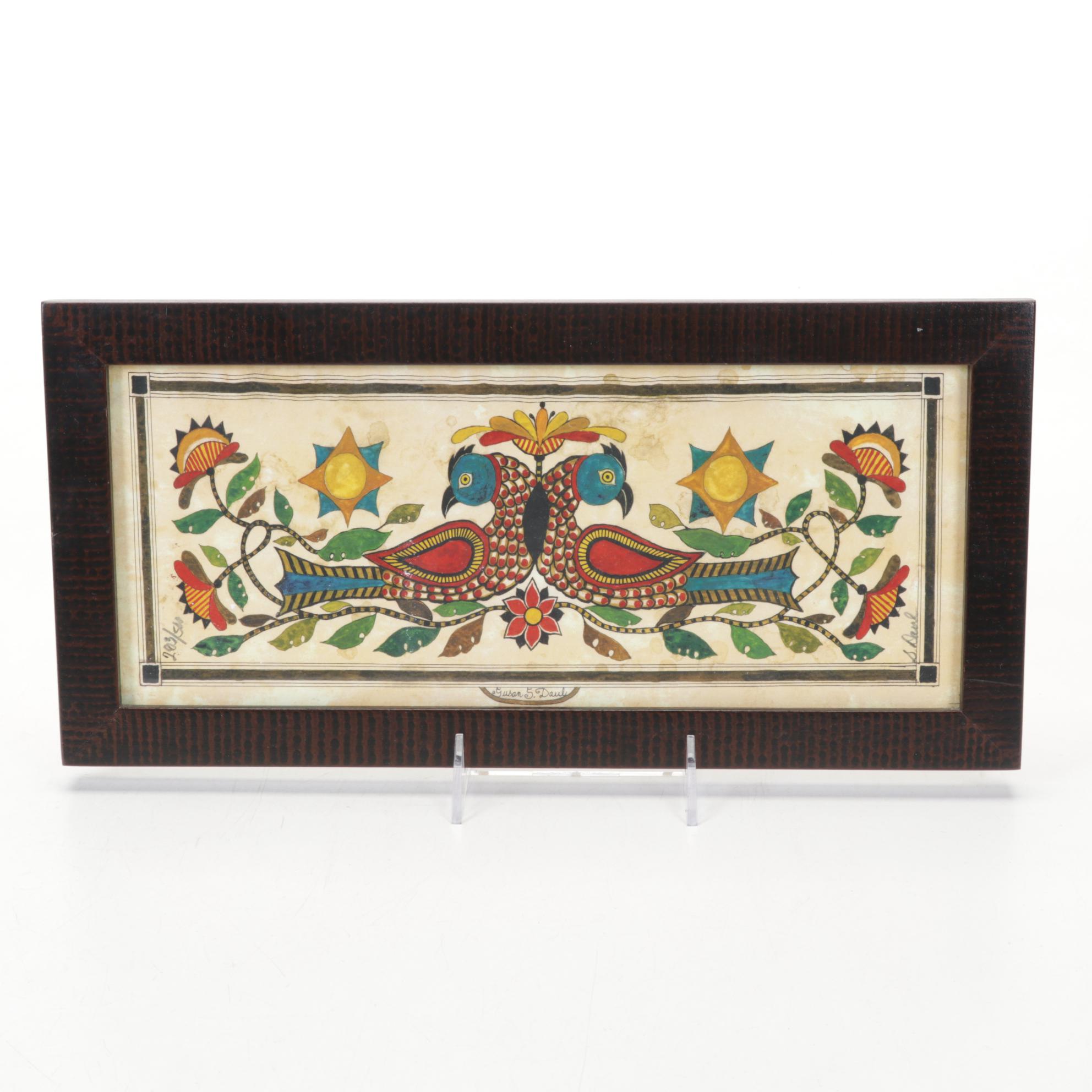 Wood Nesting Boxes With Susan Daul and Carolyn Heffelfinger Folk Art Prints