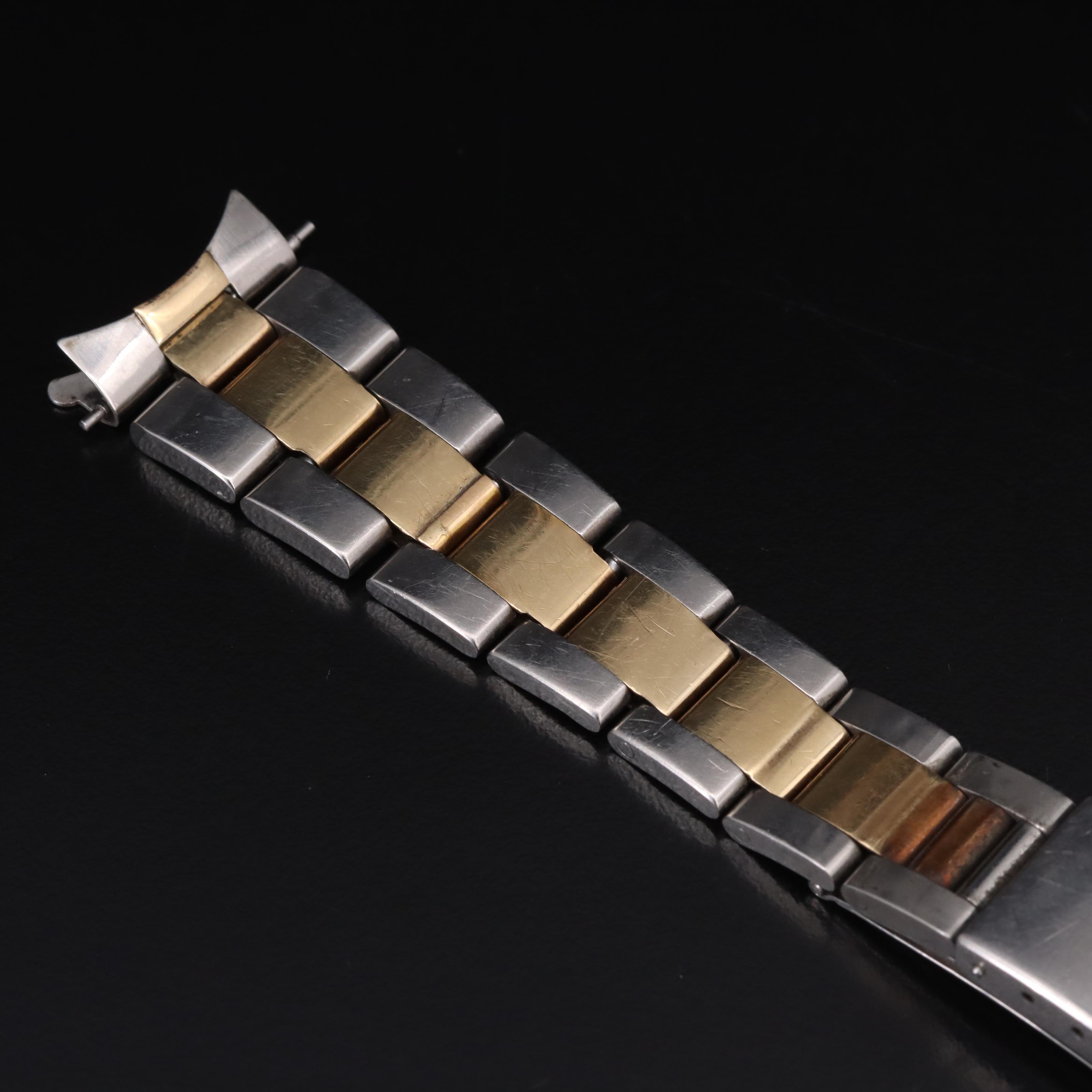 Rolex Oyster 14K and Stainless Steel Bracelet