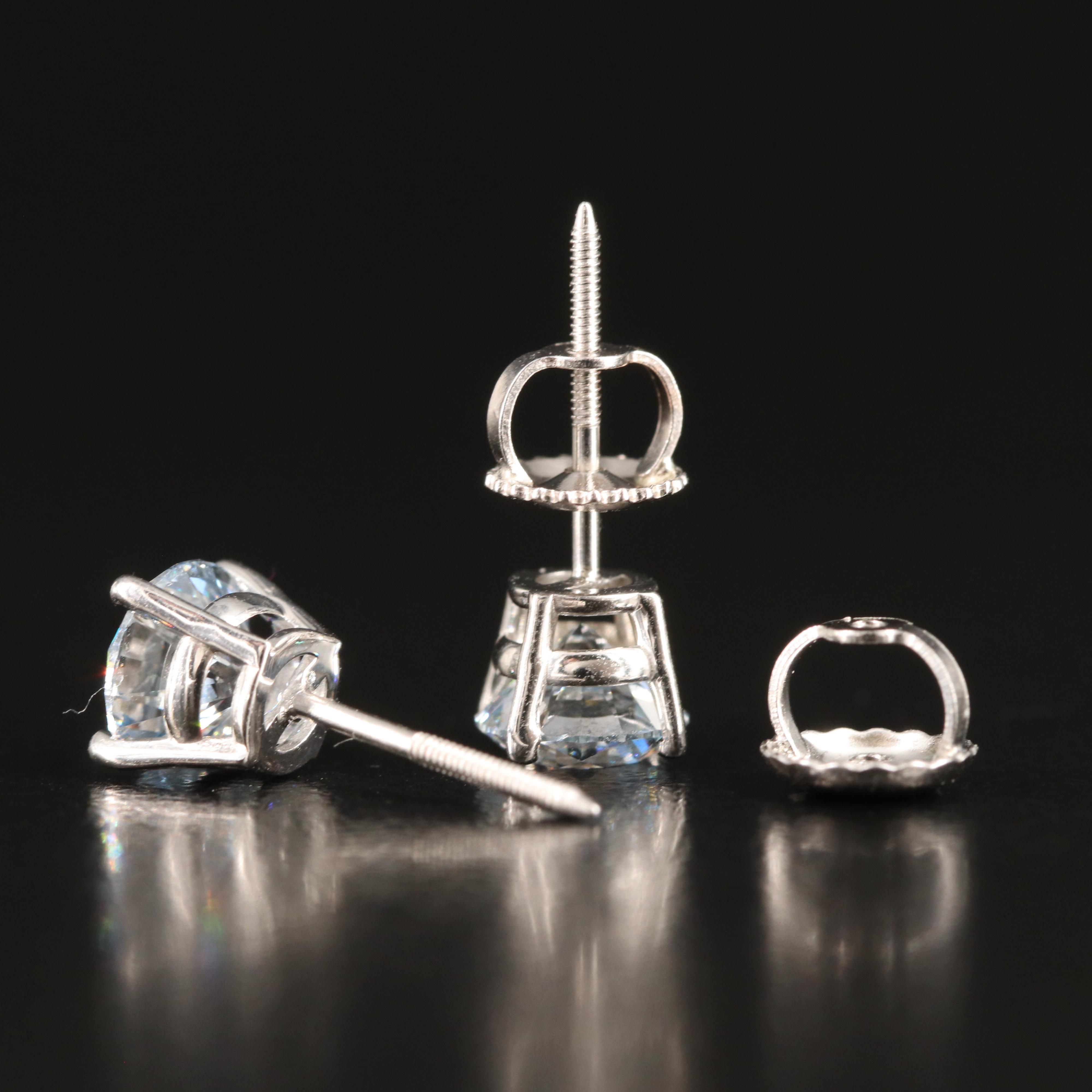 14K 1.21 CTW Lab Grown Diamond Stud Earrings