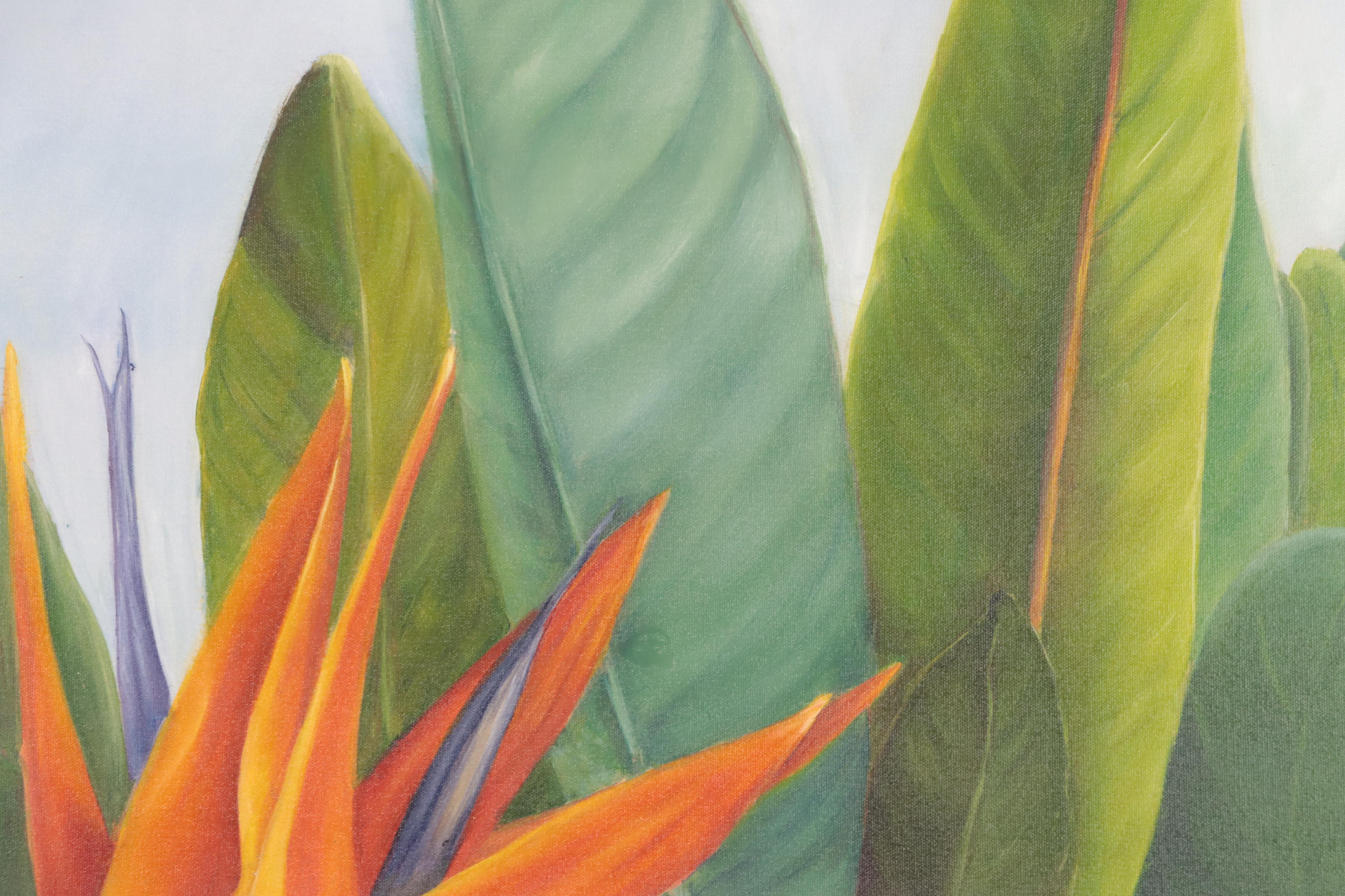 Jane Peccarelli Oil Painting "Bird of Paradise," 2018