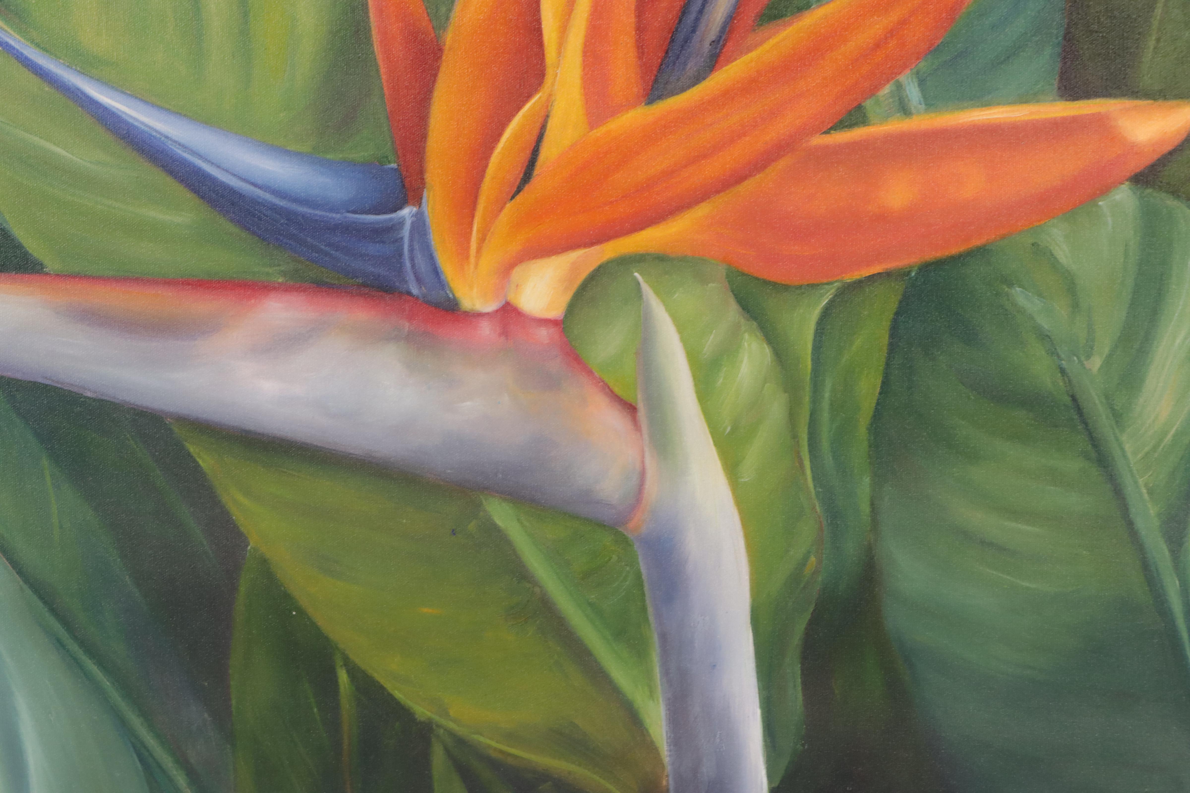 Jane Peccarelli Oil Painting "Bird of Paradise," 2018