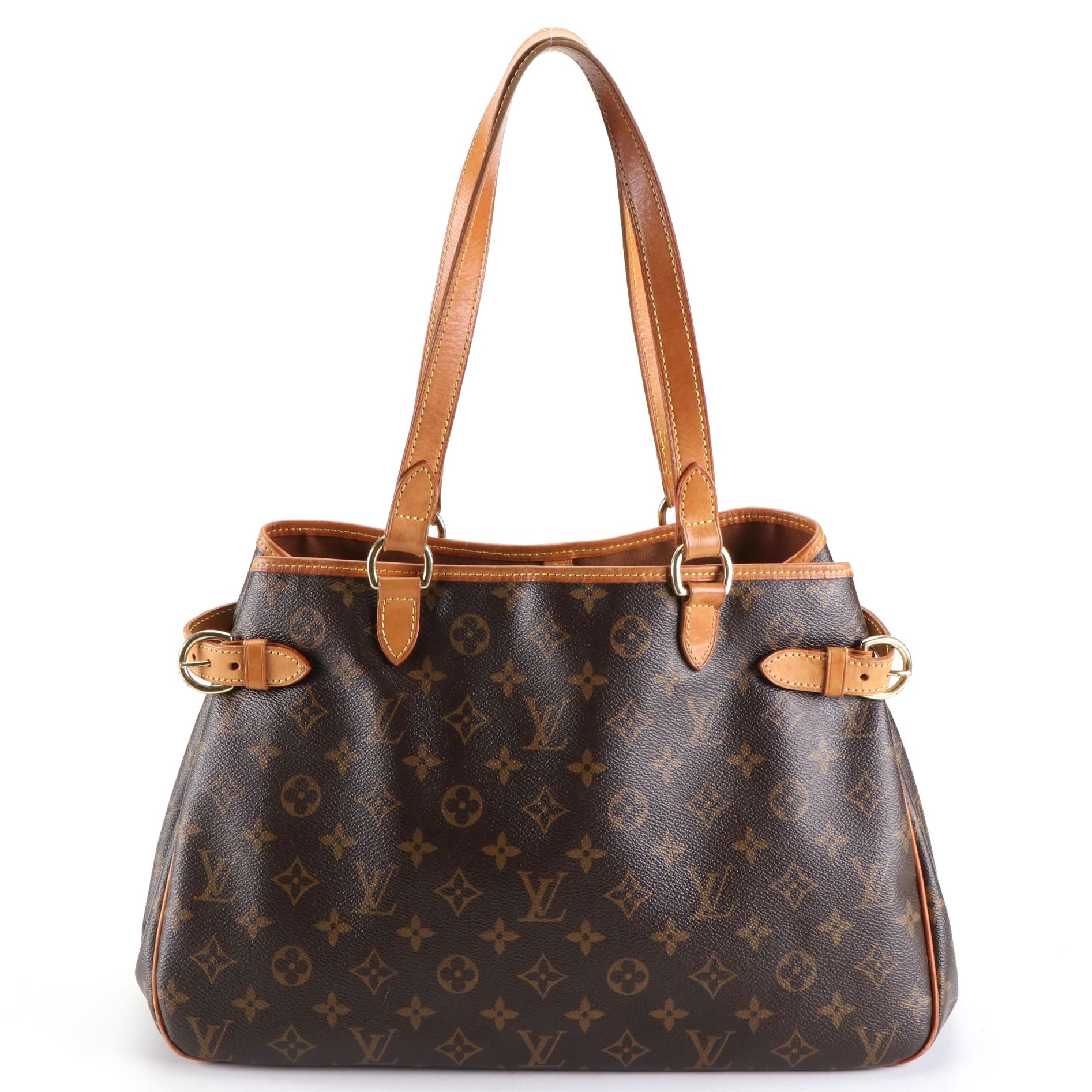 Louis Vuitton Batignolles Bag in Monogram Canvas and Vachetta Leather