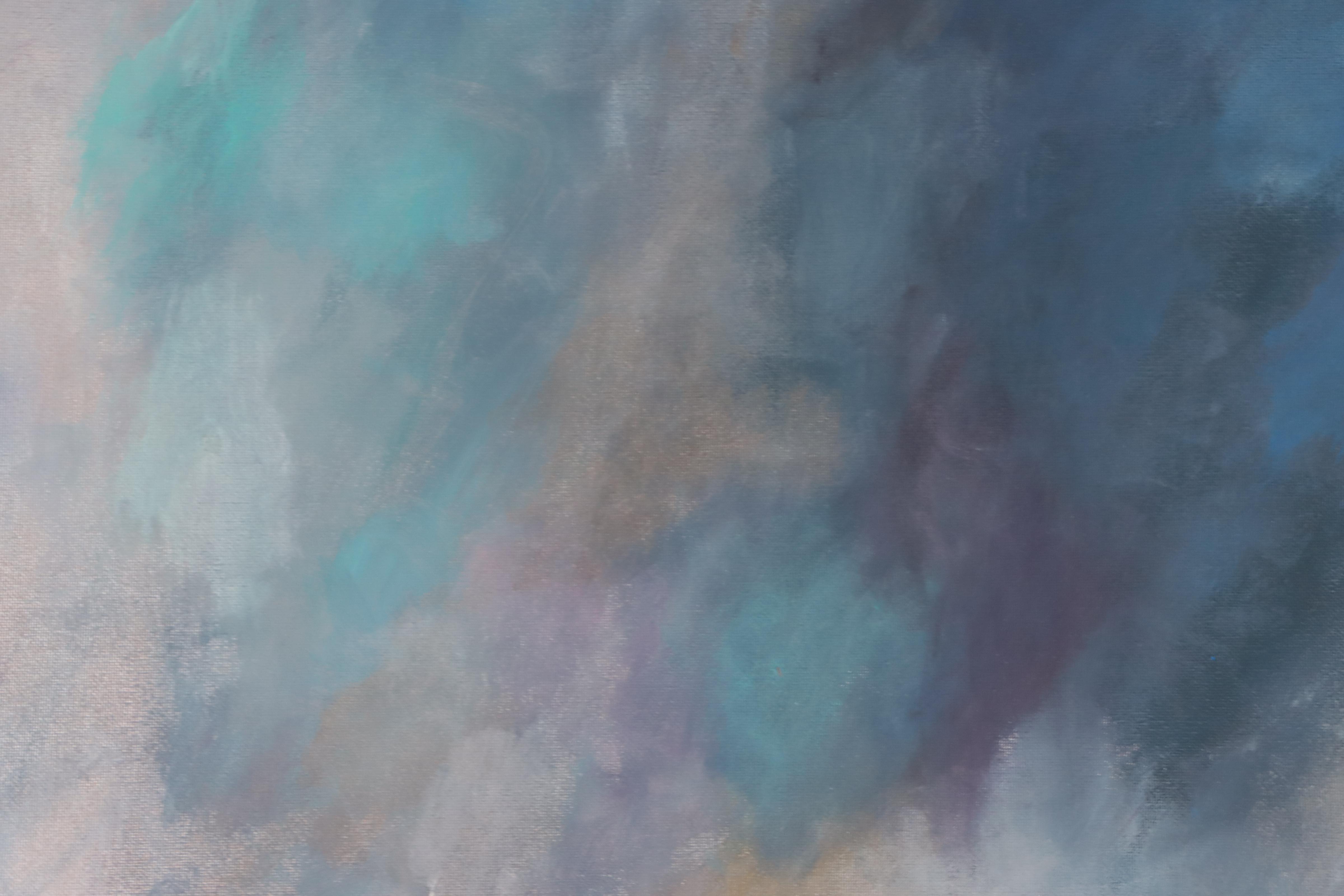 Jane Peccarelli Atmospheric Abstract Oil Painting