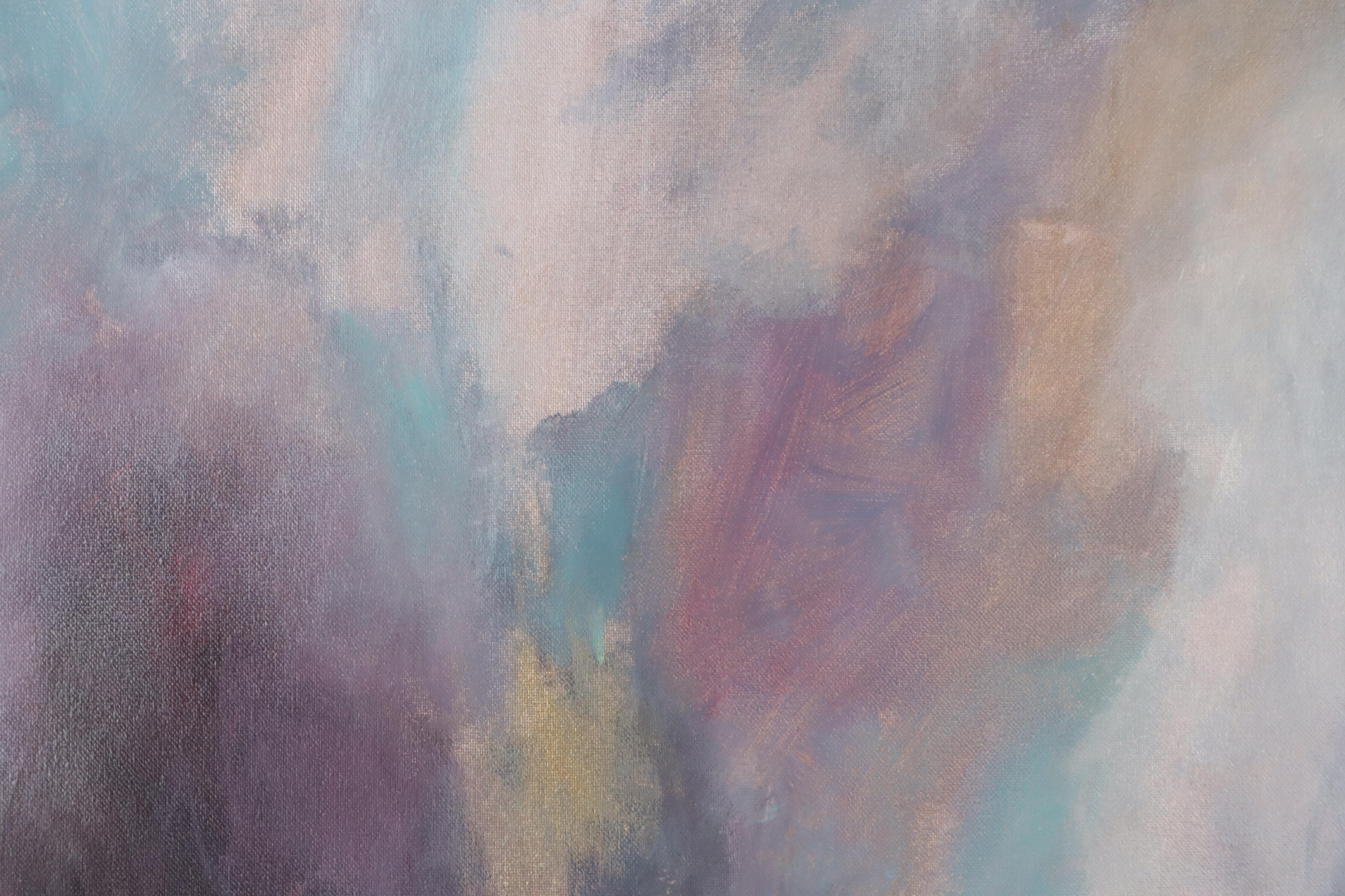 Jane Peccarelli Atmospheric Abstract Oil Painting