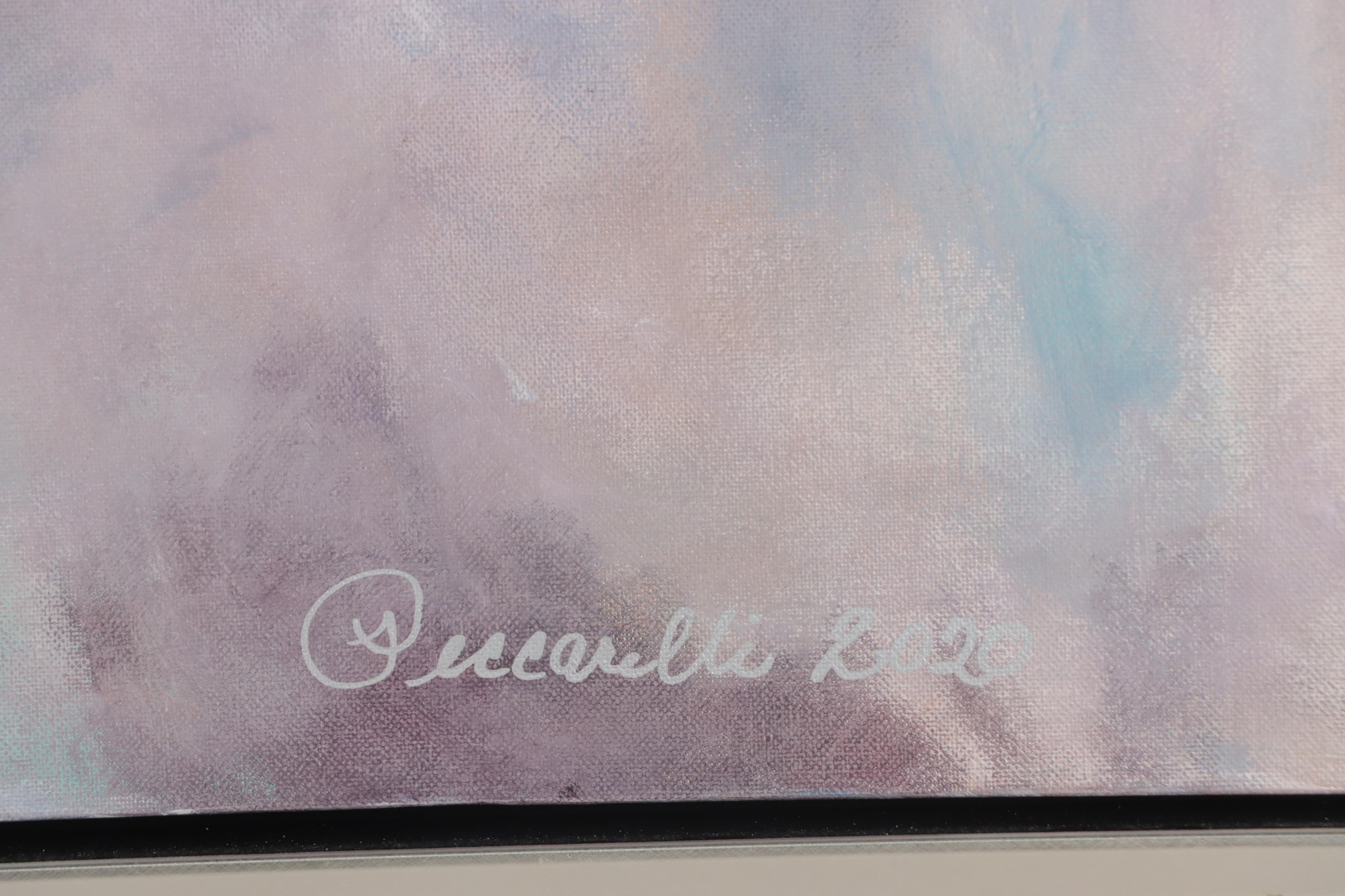 Jane Peccarelli Atmospheric Abstract Oil Painting